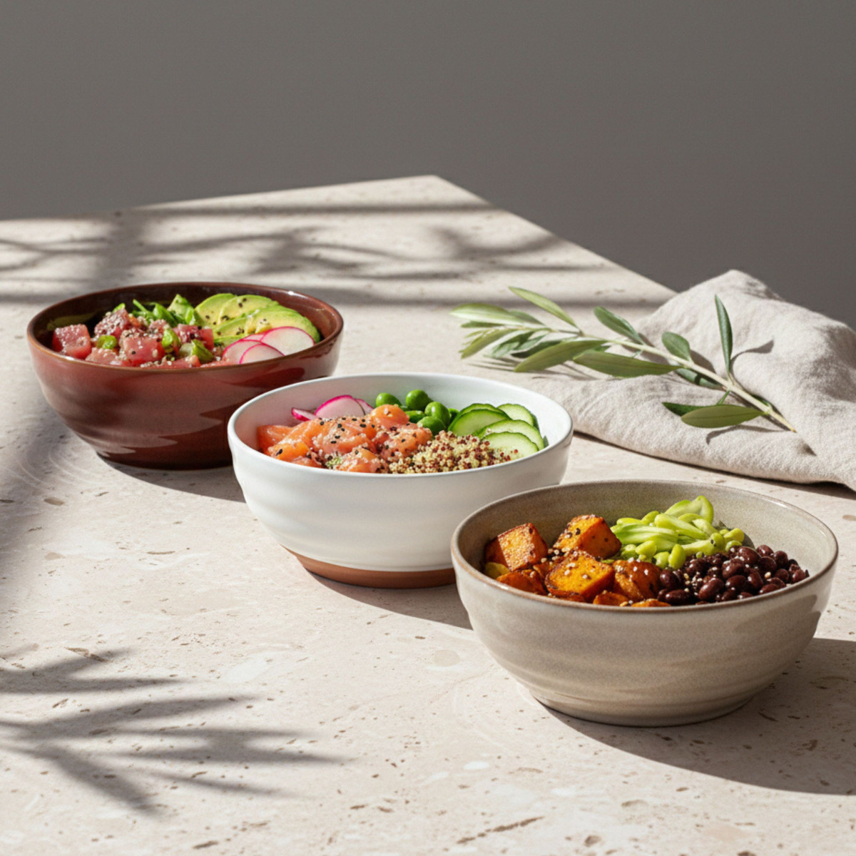 Fuji - poke bowl (lot de 4) MEDARD DE NOBLAT Rouge