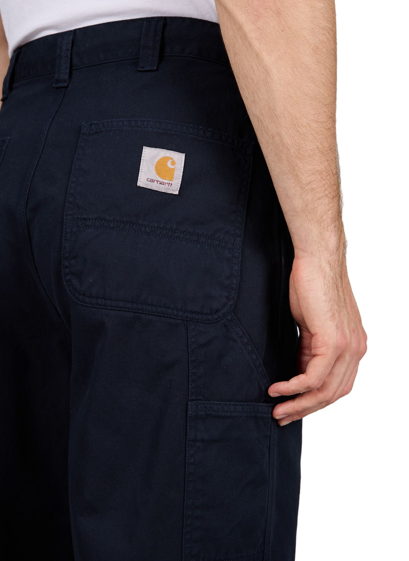 Pantalon ample en coton CARHARTT WIP Bleu