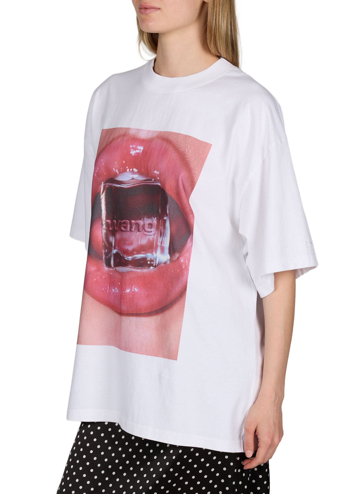Short-sleeve printed t-shirt ALEXANDER WANG White