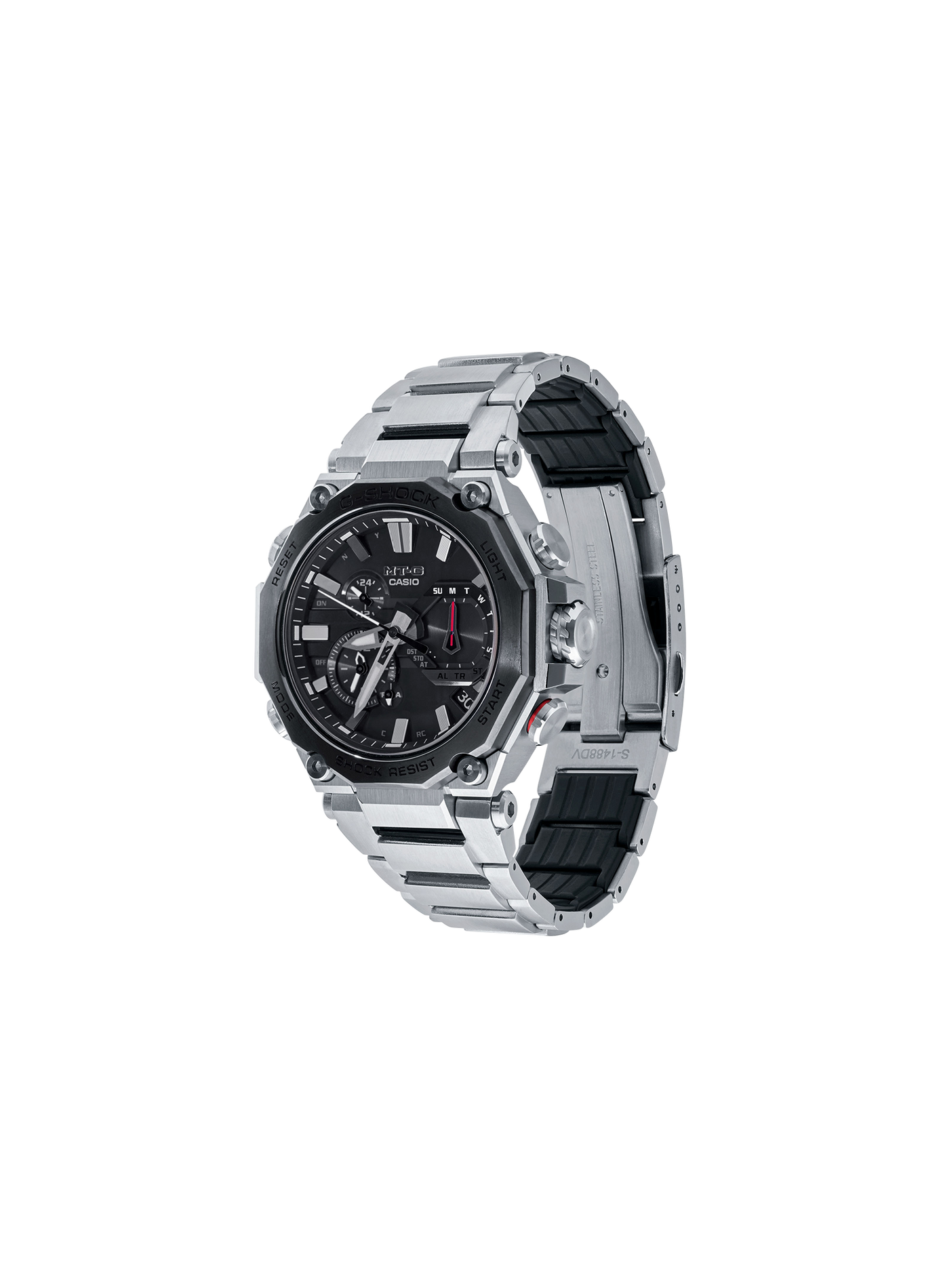 Montre quartz bluetooth en acier inoxydable G-SHOCK Noir