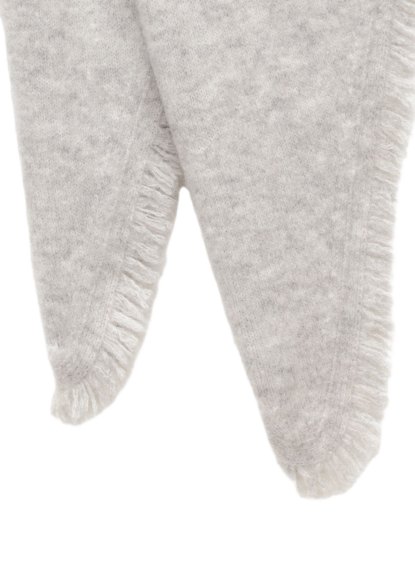 Penina marled scarf in baby alpaca ISABEL MARANT Grey