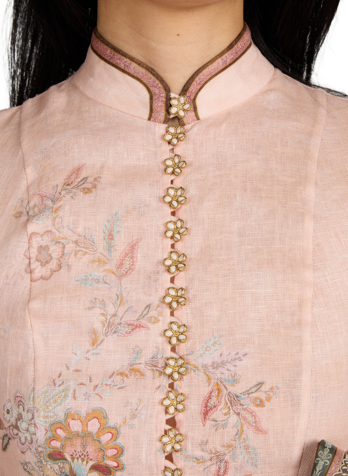 Short linen dress Alchemy ZIMMERMANN White