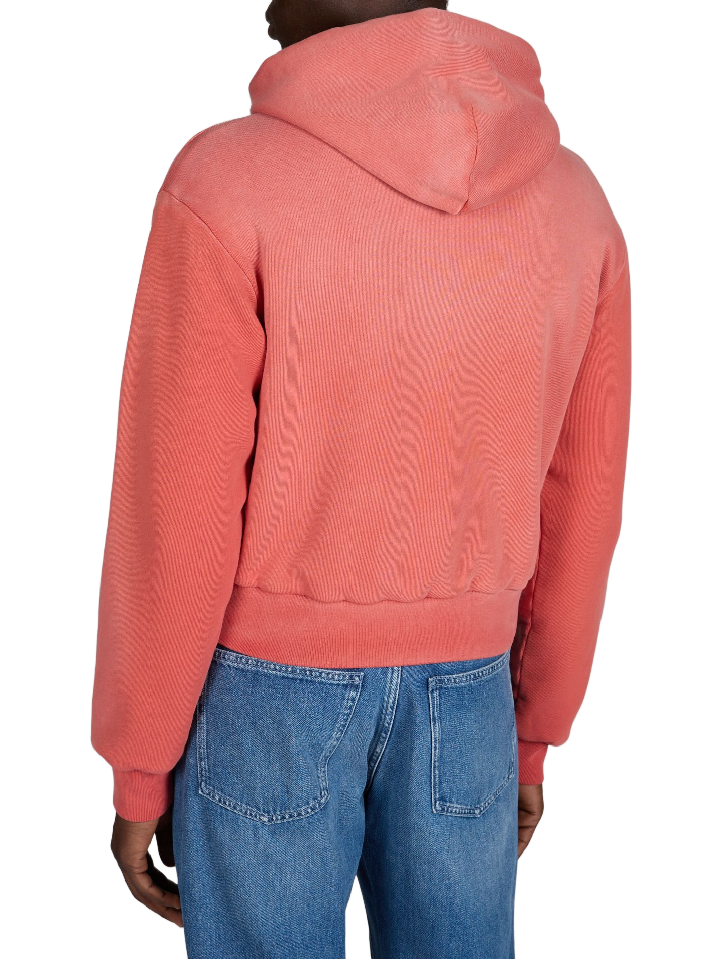 Hooded cotton cardigan ACNE STUDIOS Red