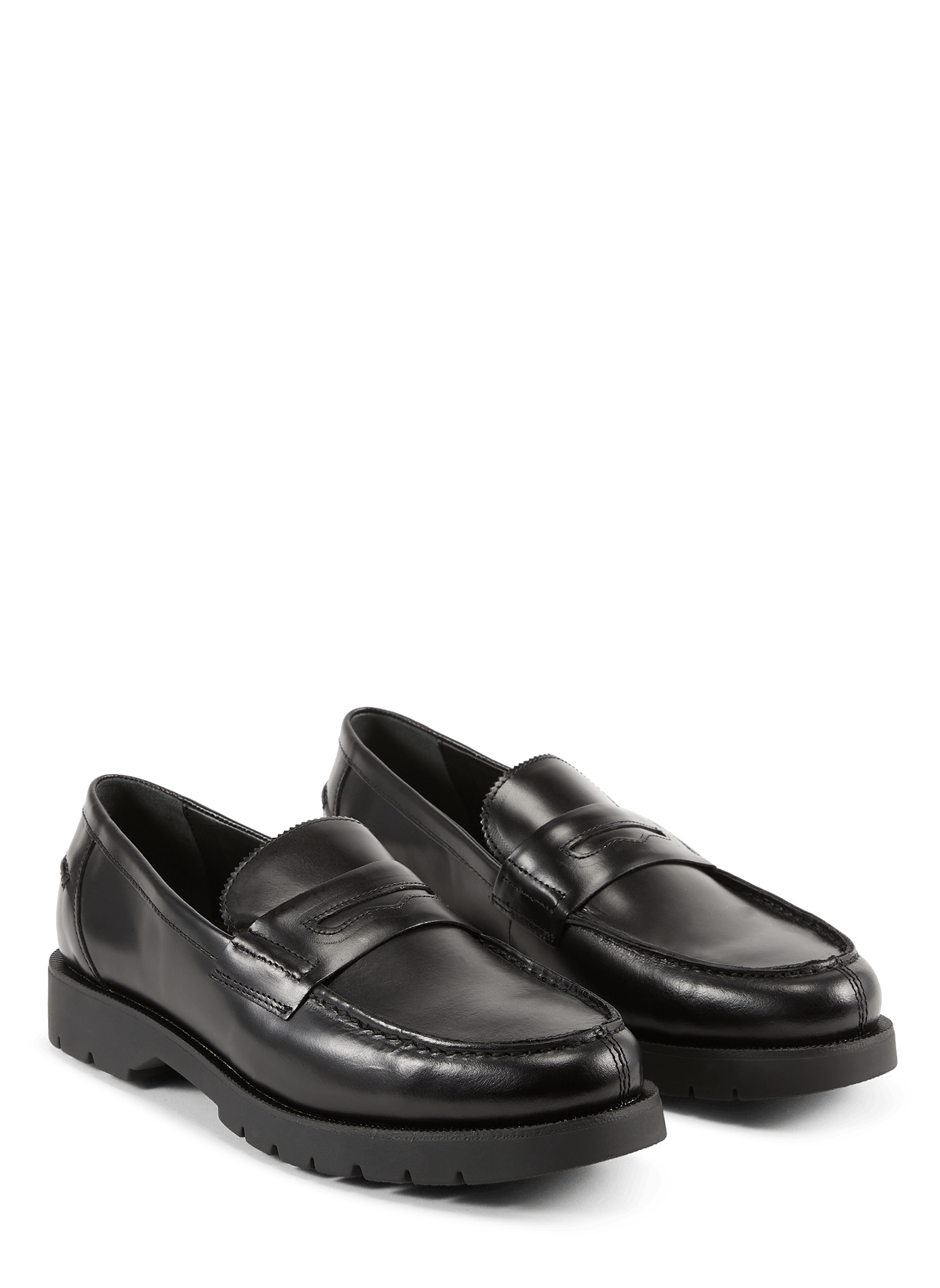 Mocasines de cuero Cotteur B2 KLEMAN Negro