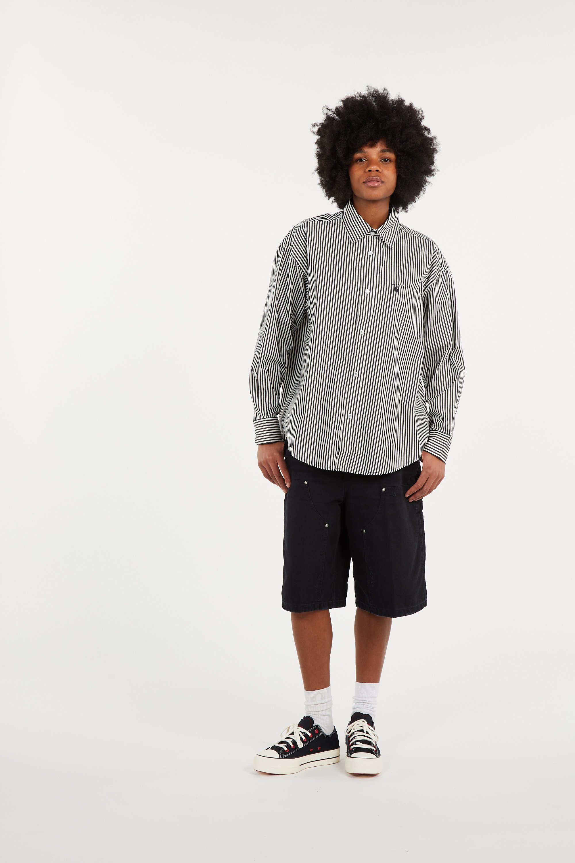Short w' nixon double knee short CARHARTT WIP Gris