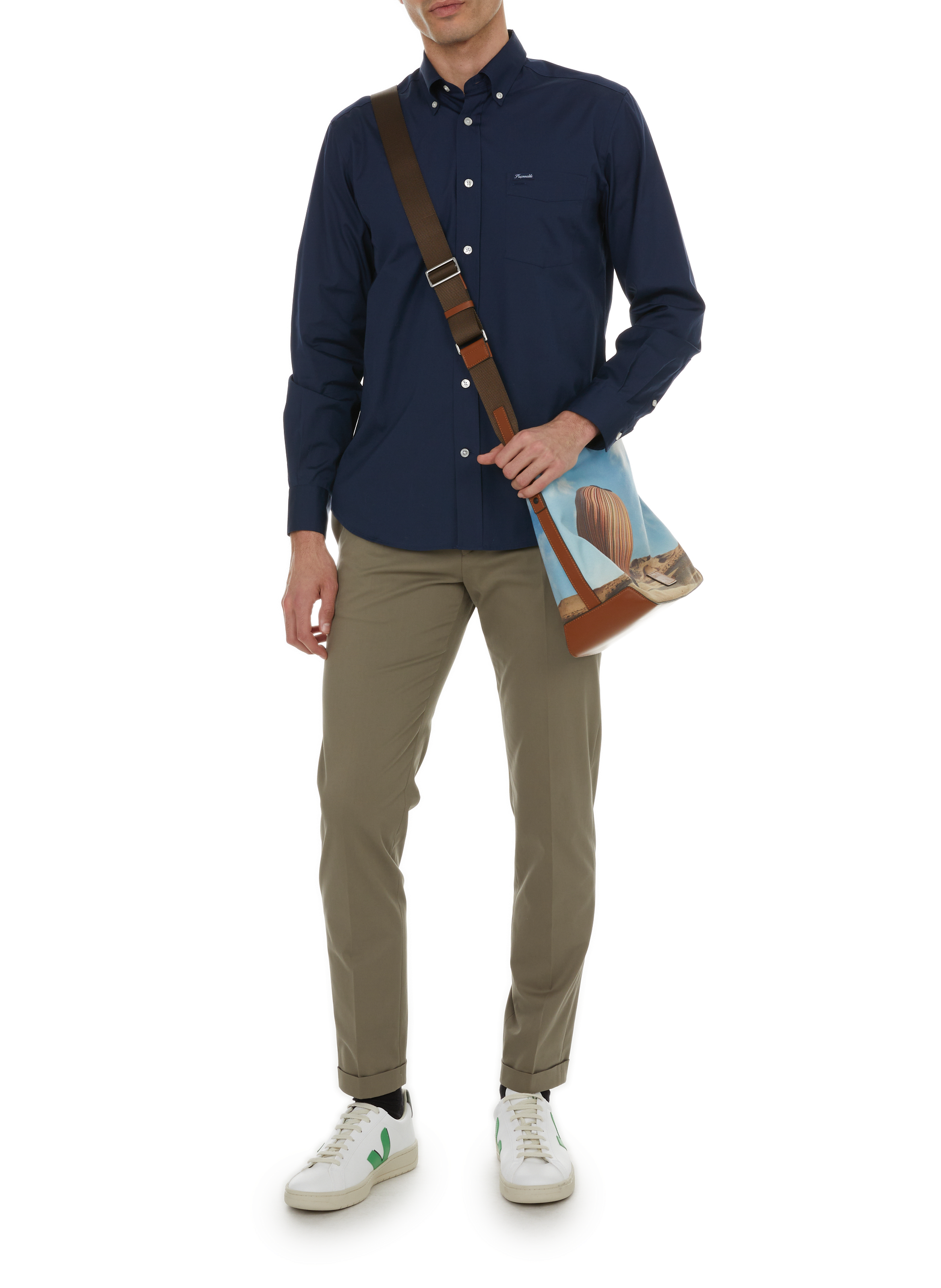 Camicia monocolore FACONNABLE Blu