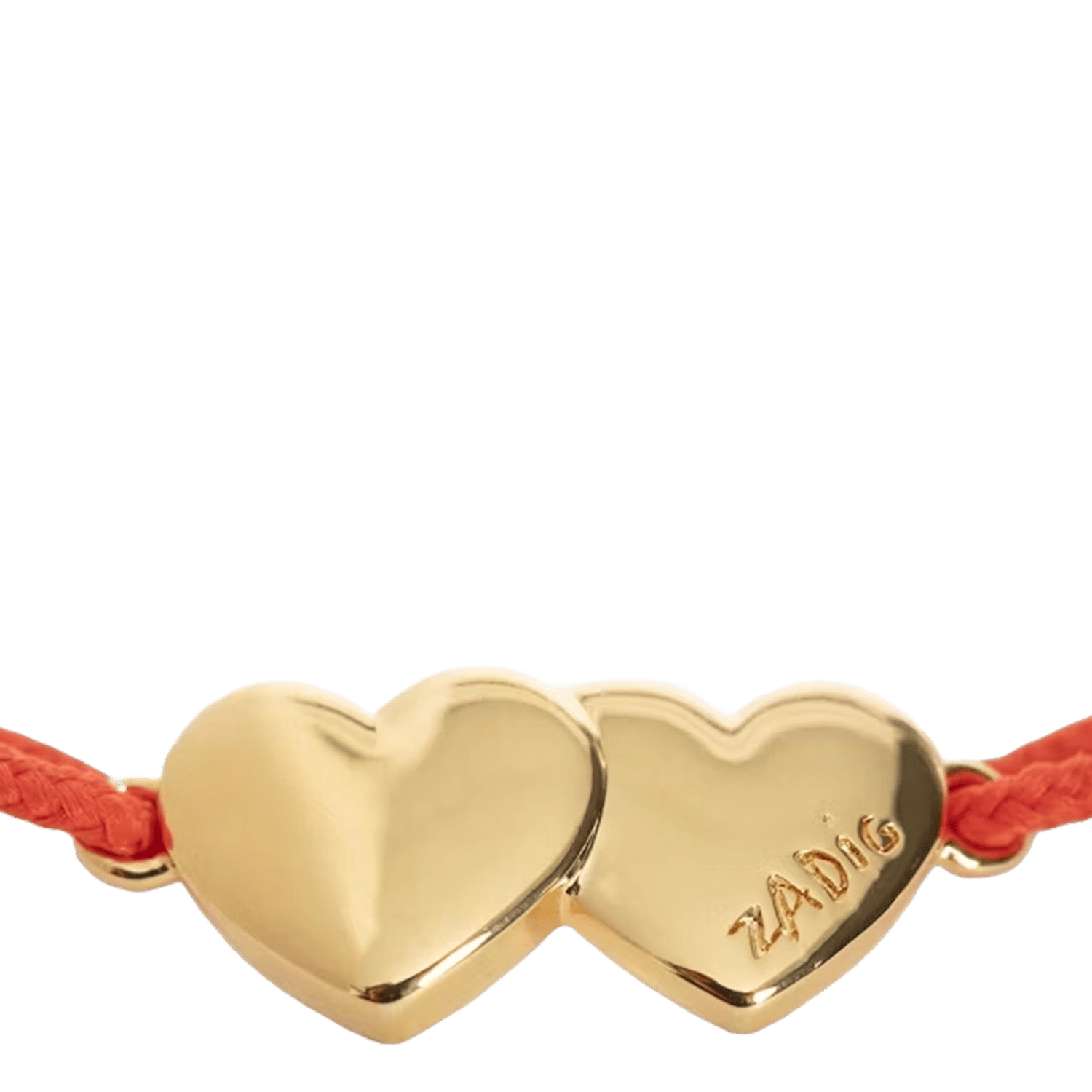 Bracelet en laiton link heart ZADIG&VOLTAIRE Orange