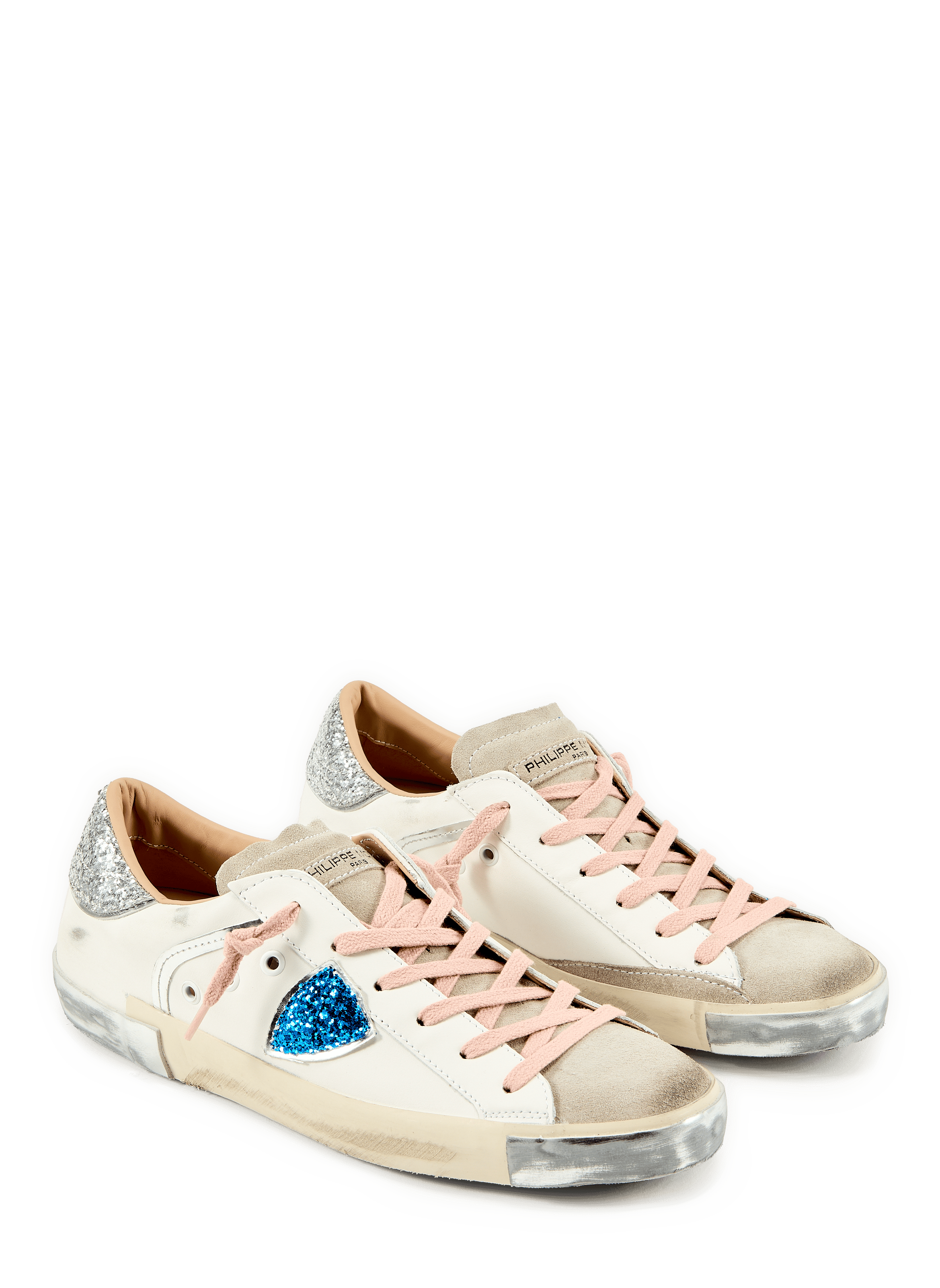 Baskets basses en cuir PHILIPPE MODEL Blanc