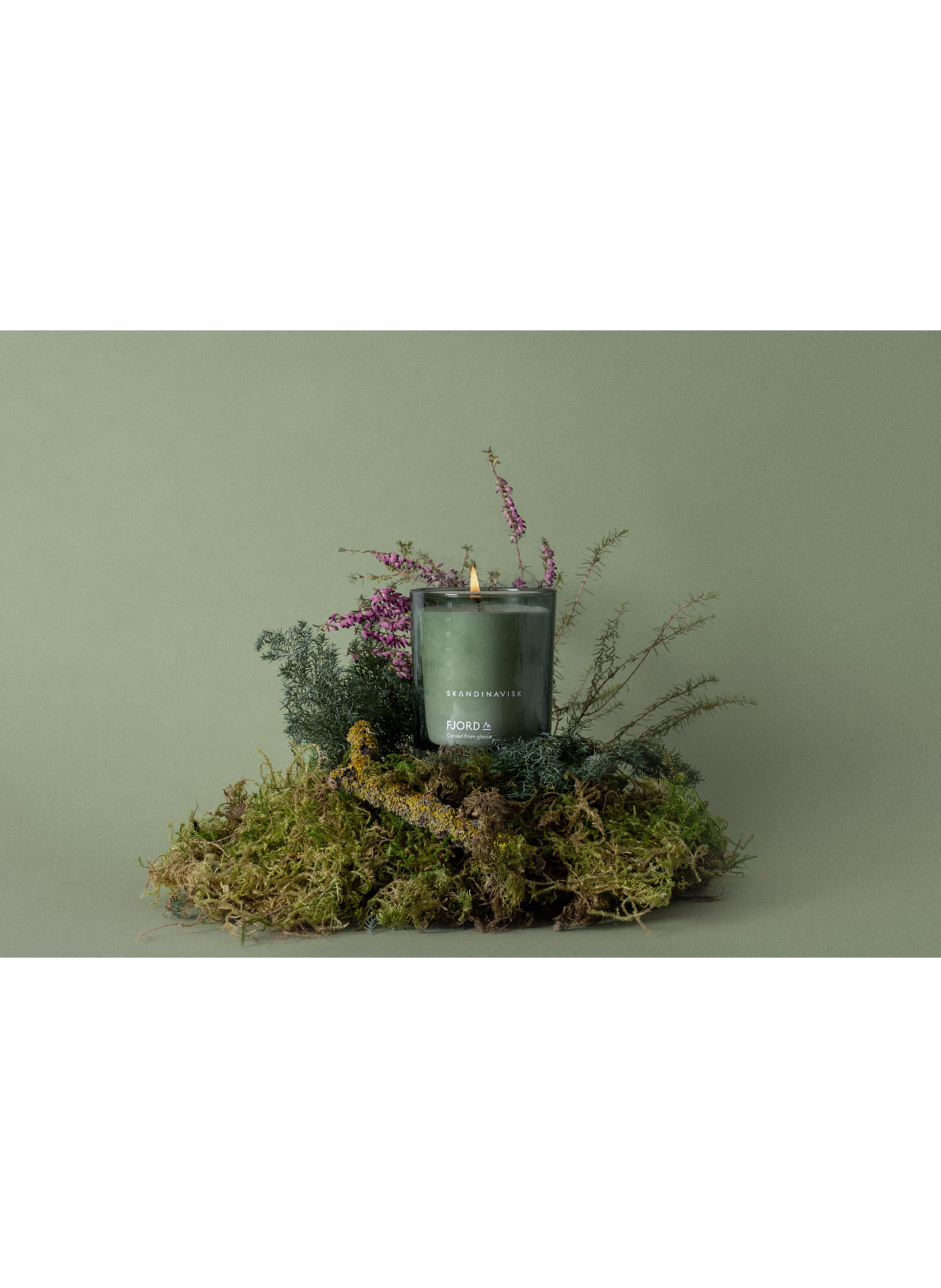 Bougie parfumée Fjord 200g SKANDINAVISK Vert
