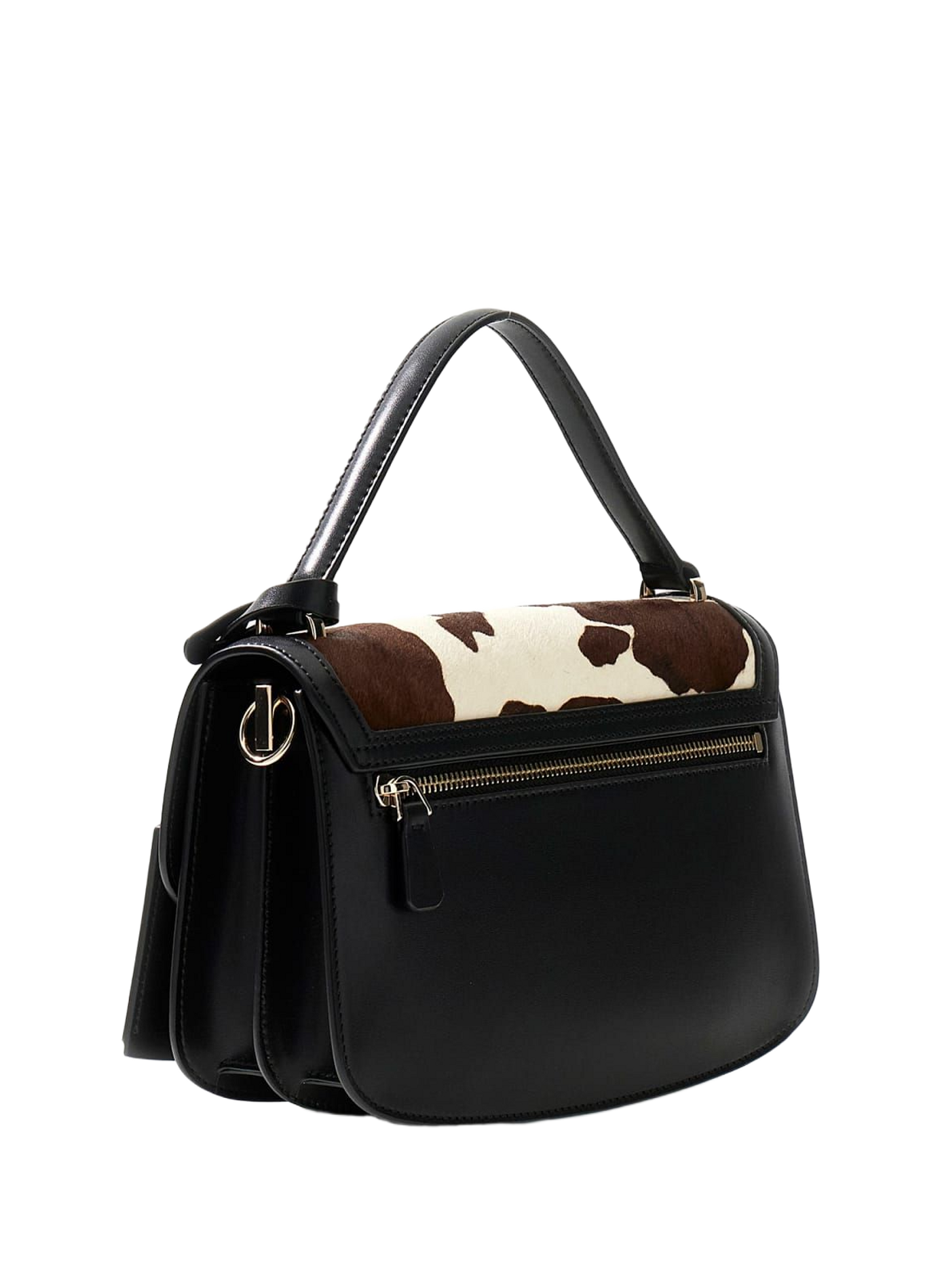Sac peau de vache en cuir GUESS Multicolore