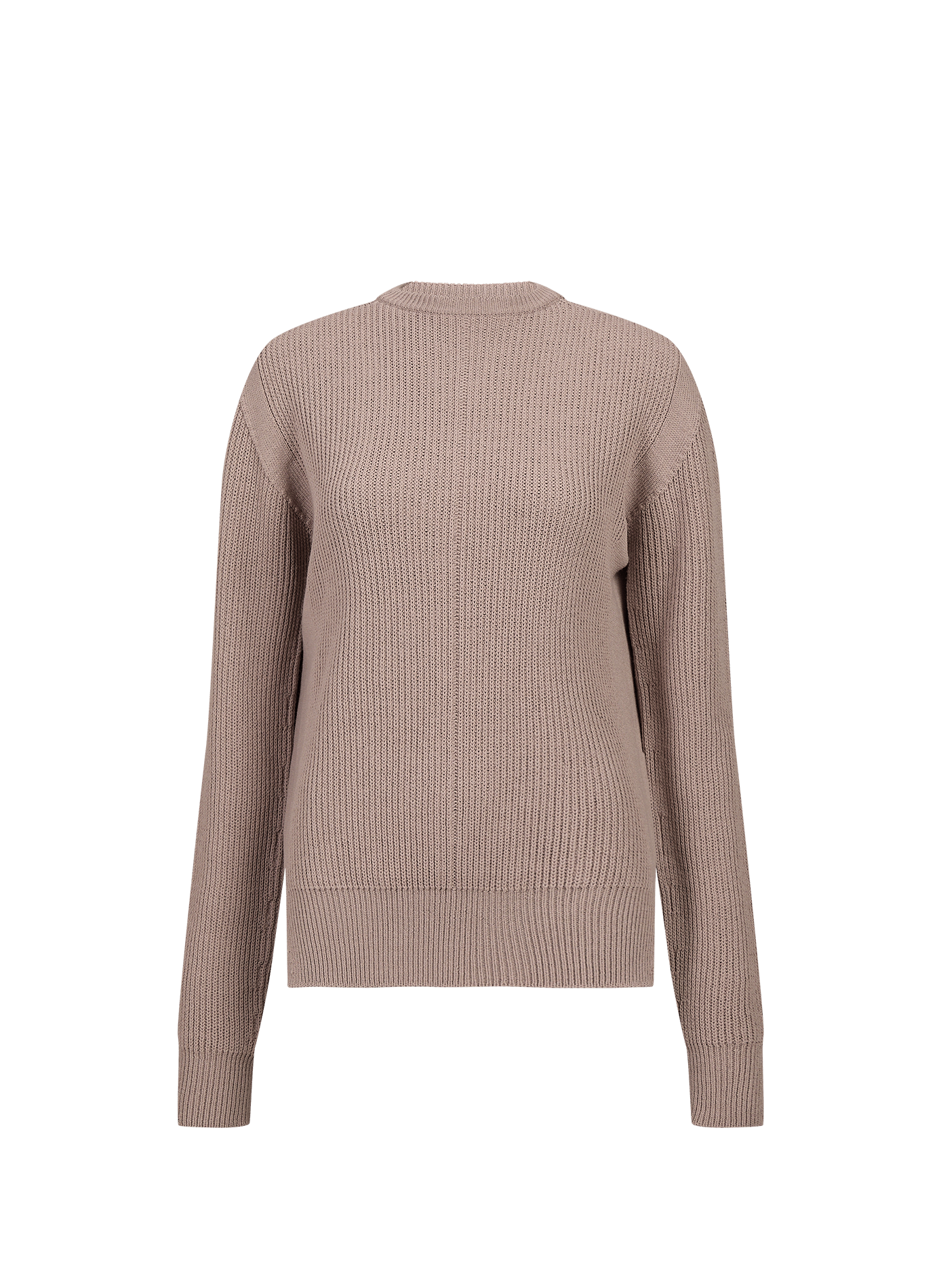 Round neck wool knit sweater RICK OWENS Pink