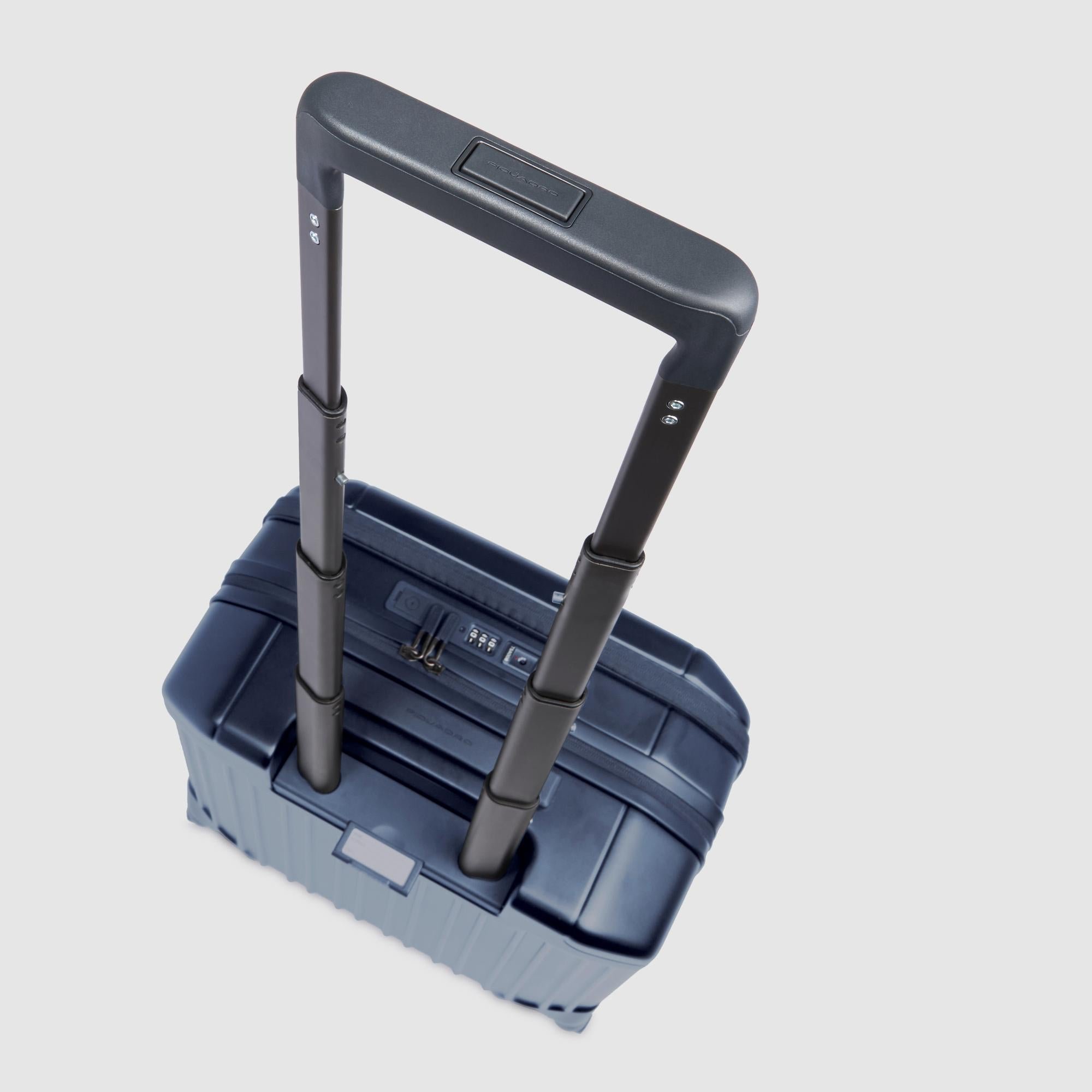 Trolley laptoptas 15,6" PIQUADRO Blauw
