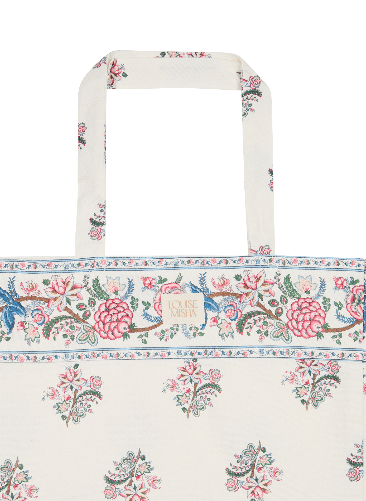 Tote bag Beverly en coton LOUISE MISHA Blanc