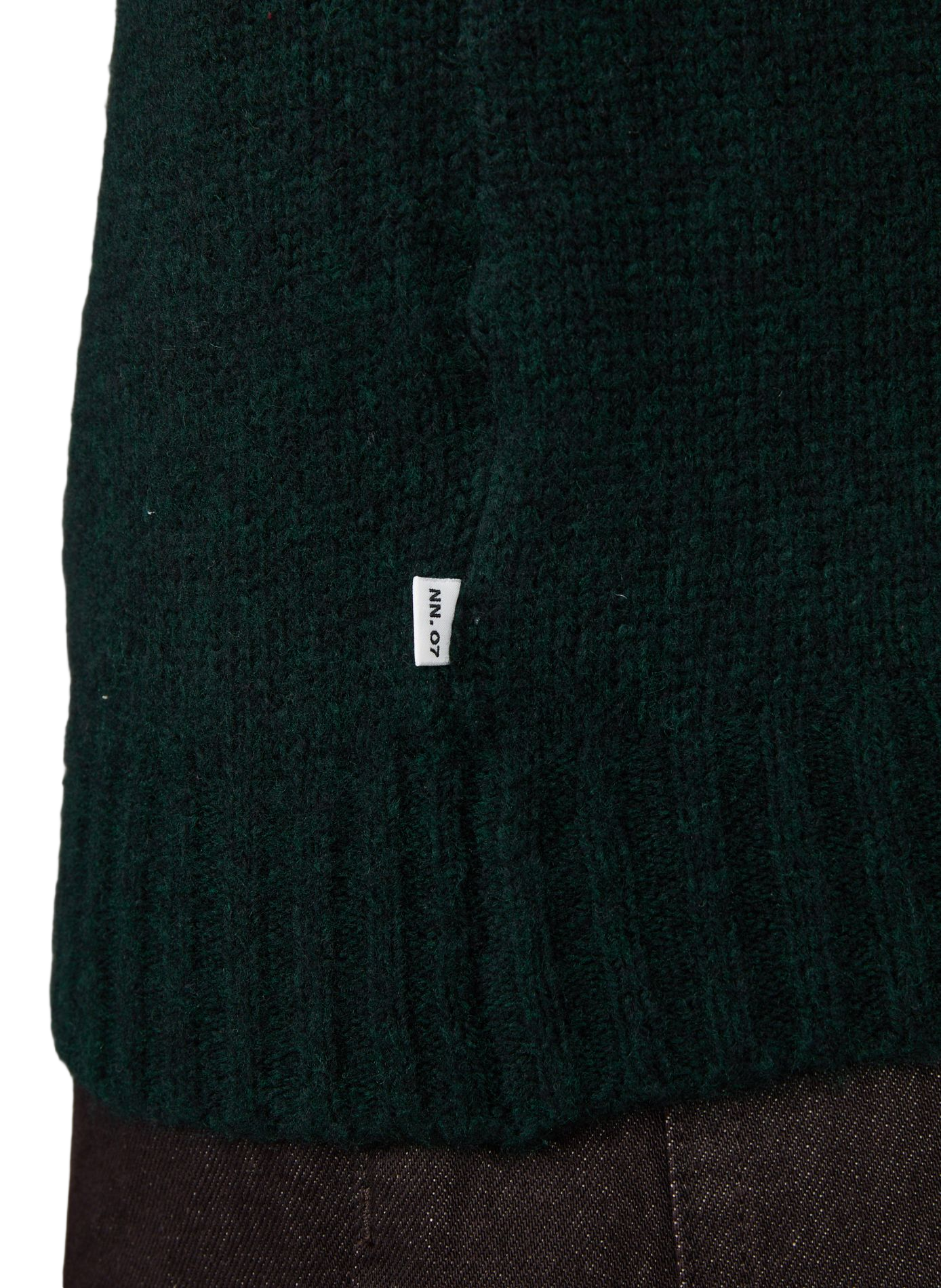 Pull droit Lee en laine mélangée NN.07 Vert