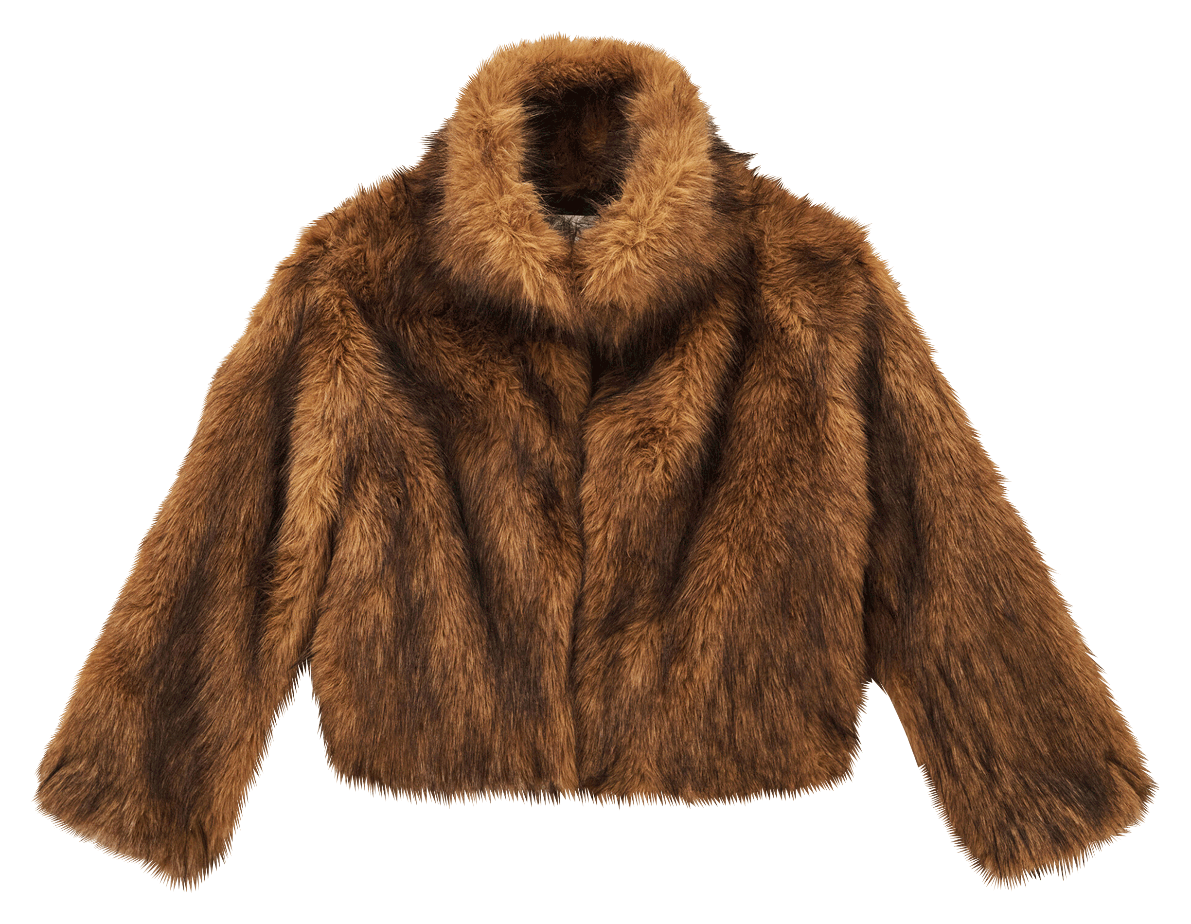 Manteau court effet fourrure lendy BA&SH Marron