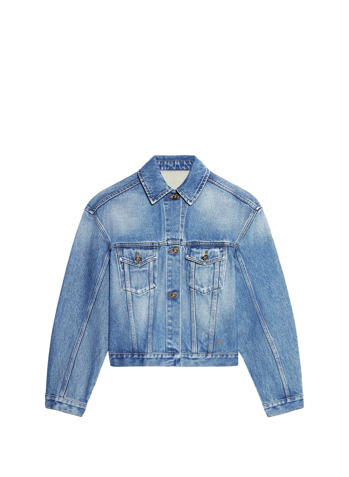La veste de-Nîmes en coton JACQUEMUS Blue