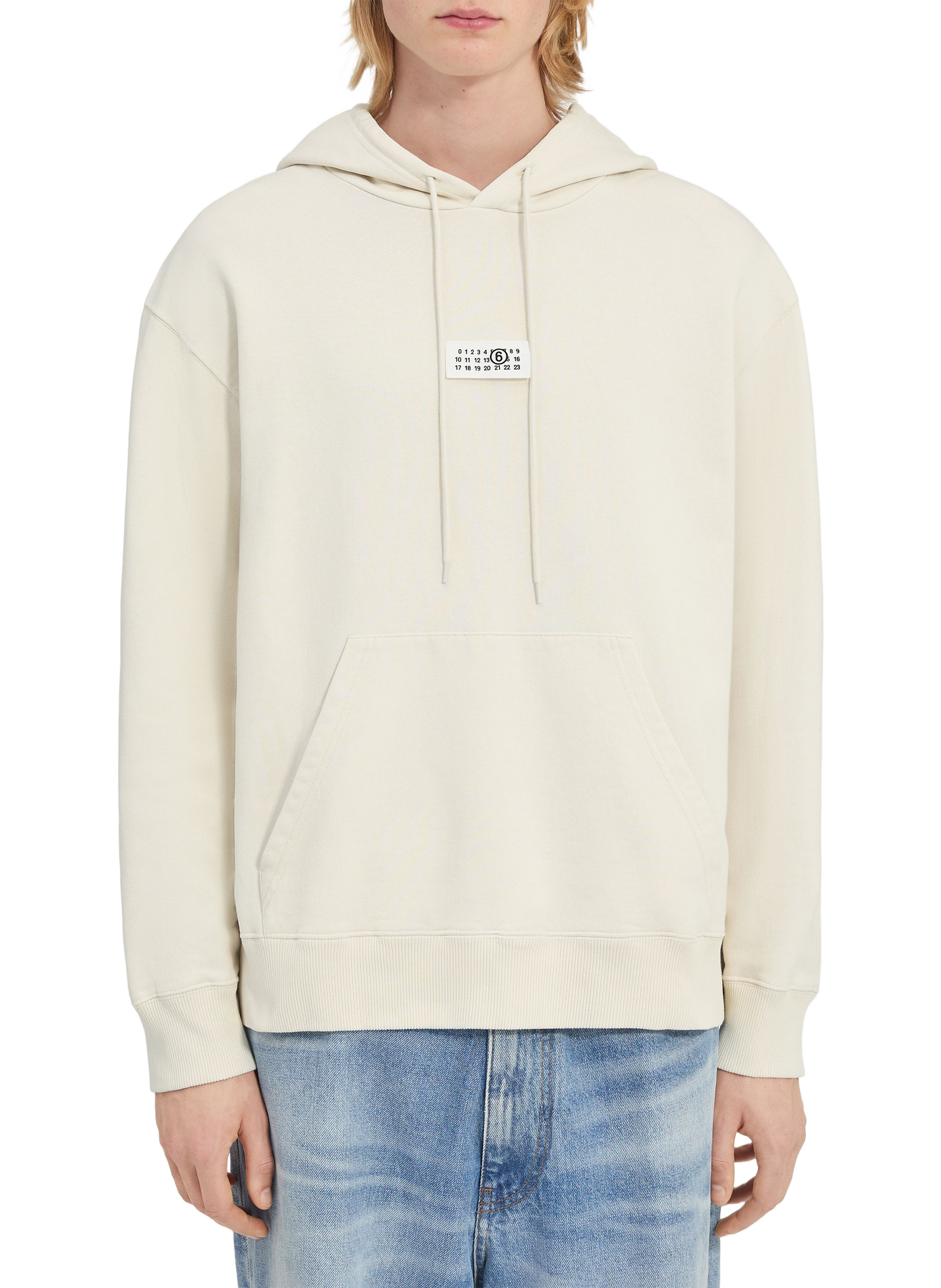 Hoodie à capuche uni MAISON MARGIELA Beige