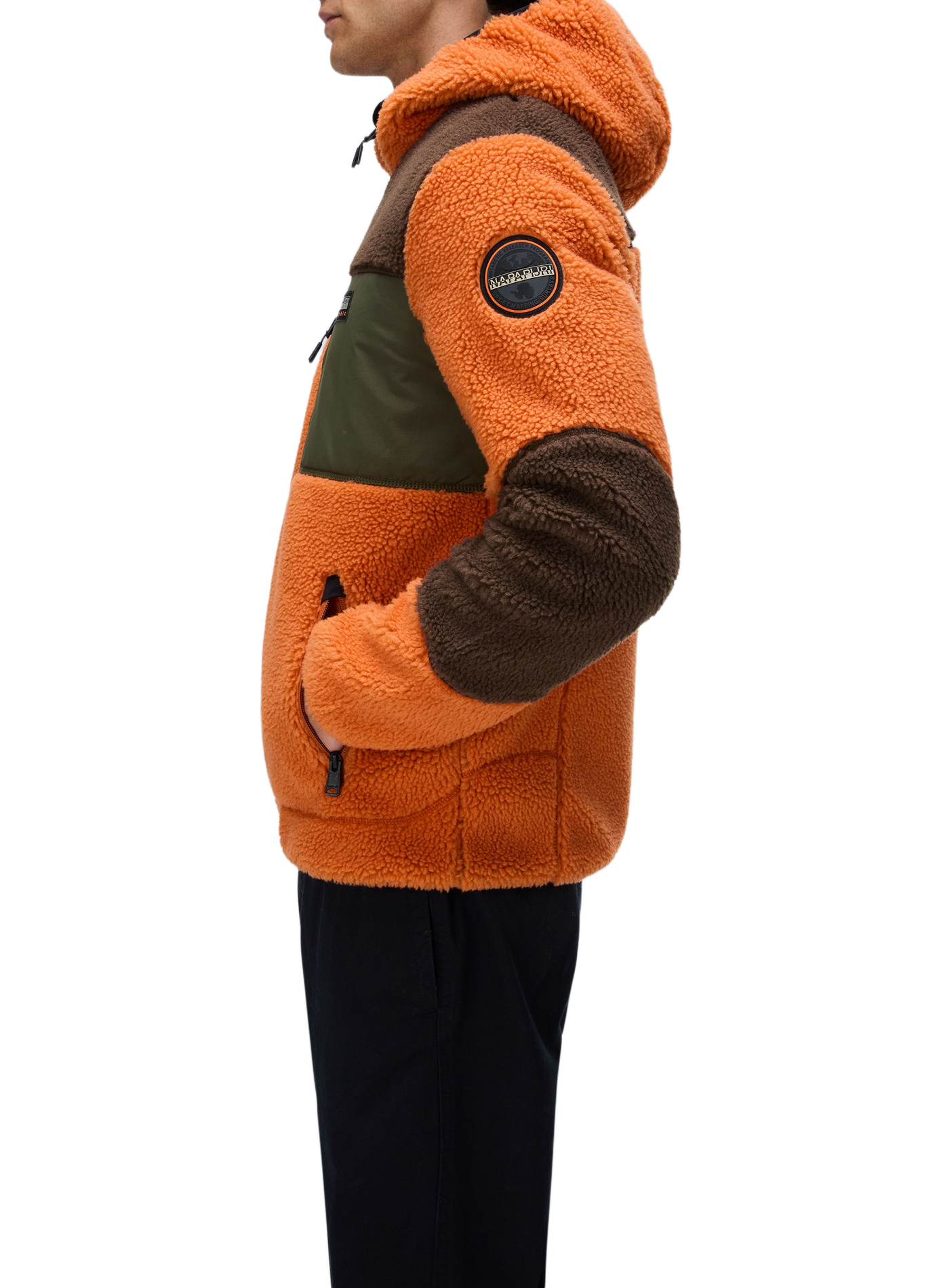 Polaire zippée droite à capuche  NAPAPIJRI Multicolore