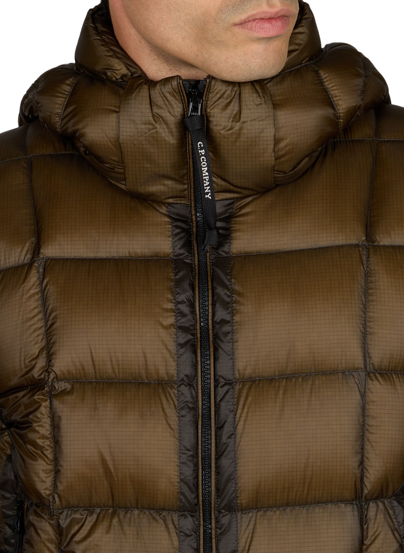 Steppjacke aus Wolle CP COMPANY Khaki