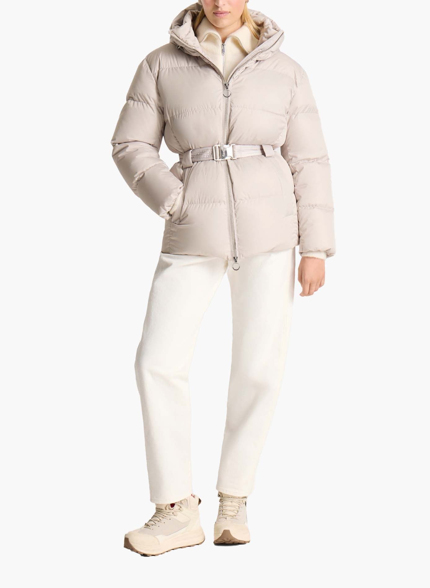 Doudoune melisan col capuche coupe oversize FUSALP Blanc
