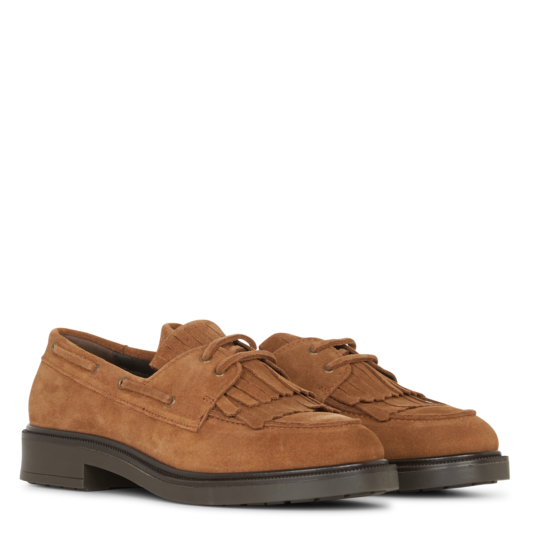Suède leren moccasins LA FEE MARABOUTEE Bruin