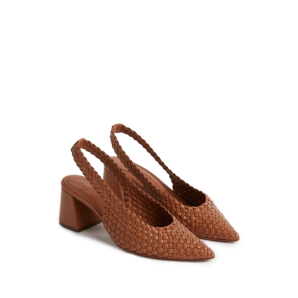 Sandales Nevada en cuir tressé