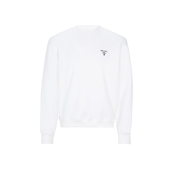 Sweatshirt à logo en coton