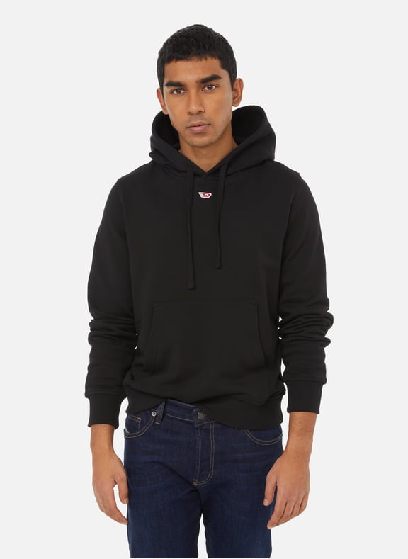 Diesel hoodie mens black Clearance