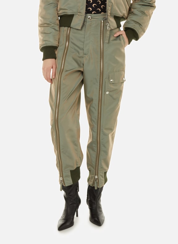 Pantalon satiné Vert by VAQUERA VAQUERA Pantalon satiné Vert