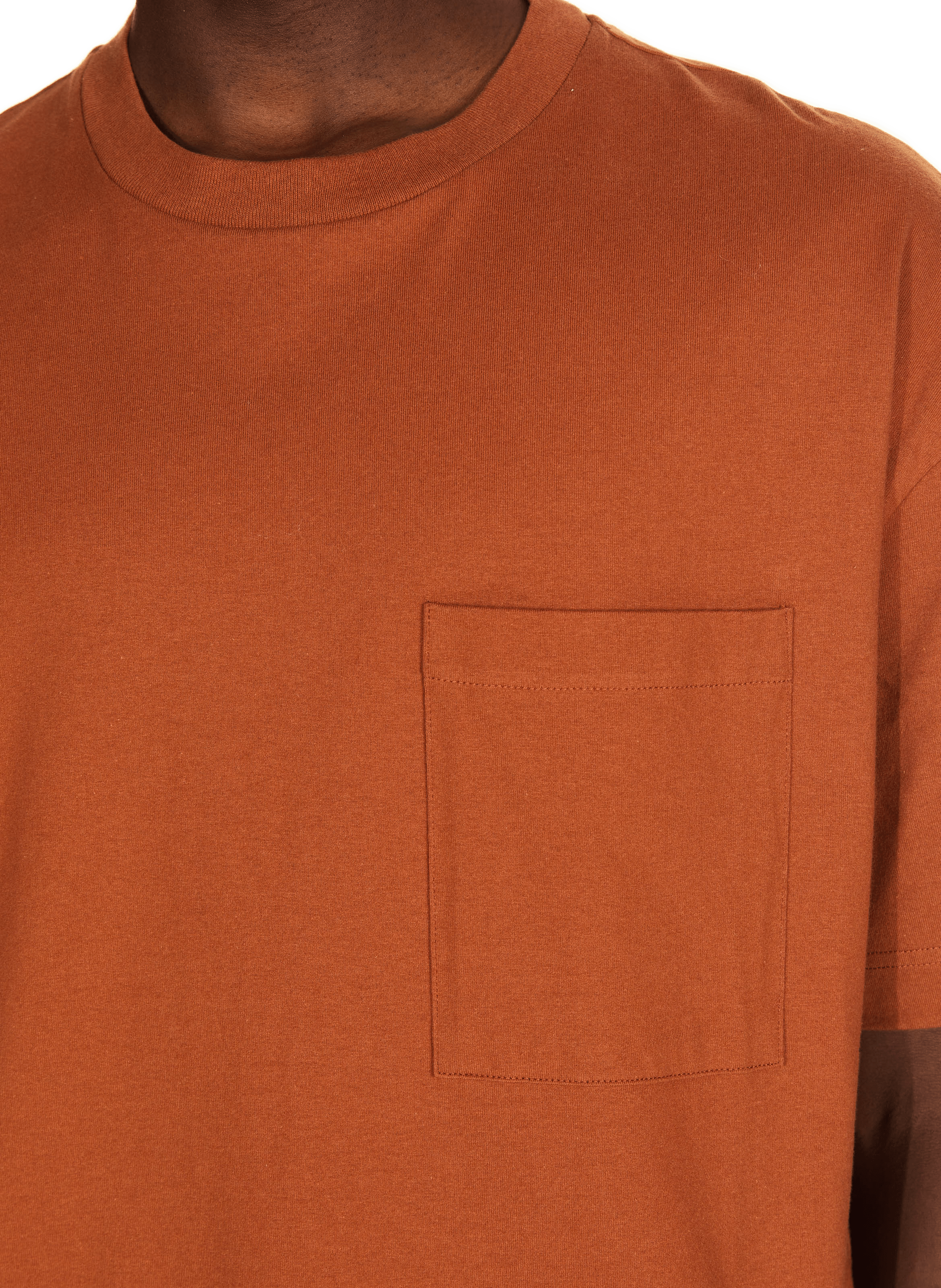 T-shirt Bart col rond en coton SAISON 1865 Beige