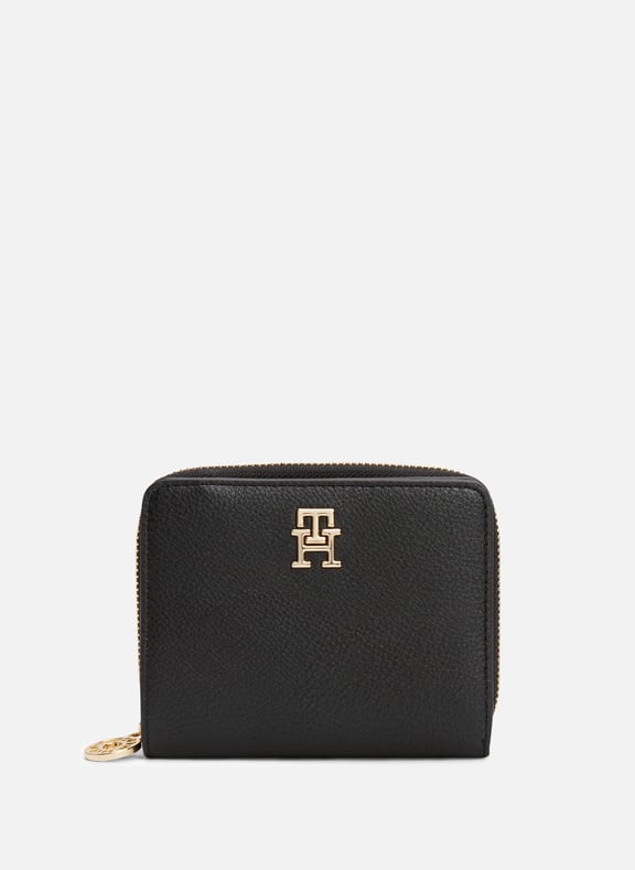 Portefeuille à logo Noir by TOMMY HILFIGER TOMMY HILFIGER Portefeuille à logo Noir