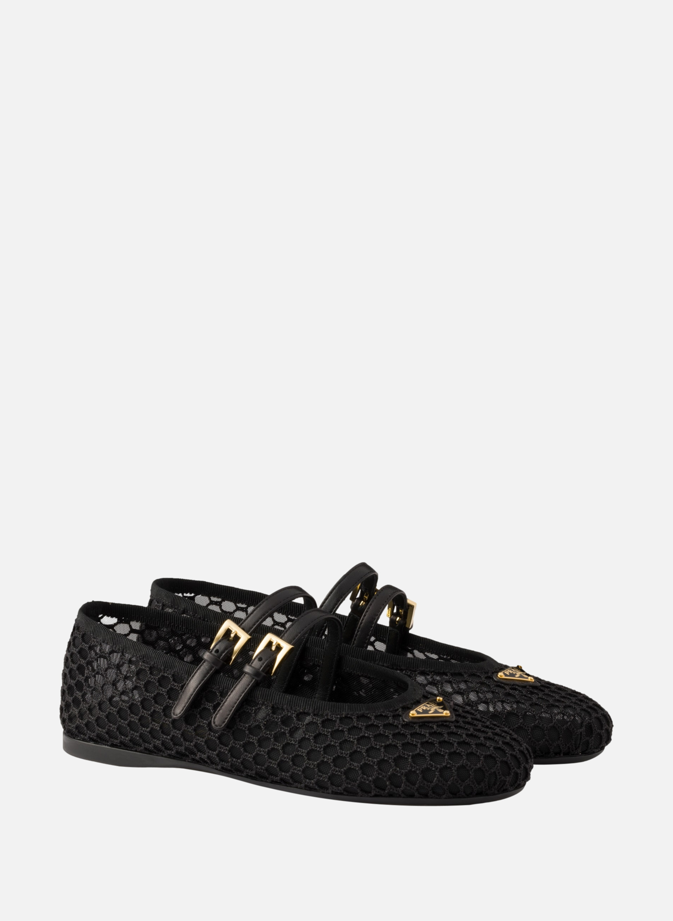Ballerines en mesh PRADA Noir