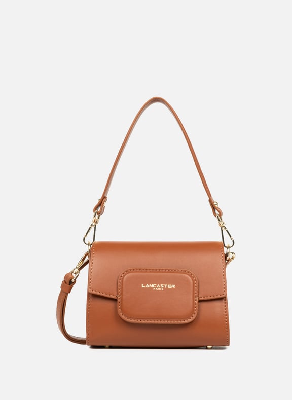 Mini crossbody bag - Paris PAD Brown by LANCASTER LANCASTER Mini crossbody bag - Paris PAD Brown