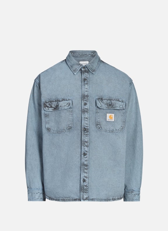 Chemise délavée Tigan Bleu by CARHARTT WIP CARHARTT WIP Chemise délavée Tigan Bleu