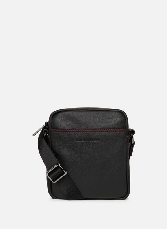Mini crossbody bag - Soft Vintage Homme Black by LANCASTER LANCASTER Mini crossbody bag - Soft Vintage Homme Black