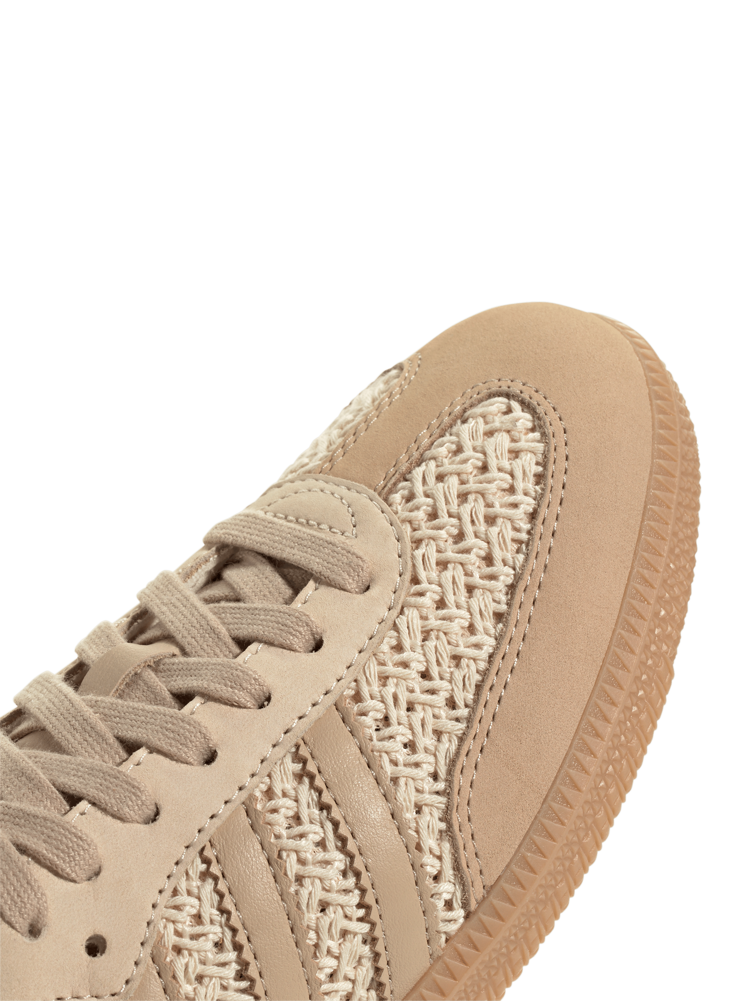 Textured Samba Sneakers ADIDAS Beige