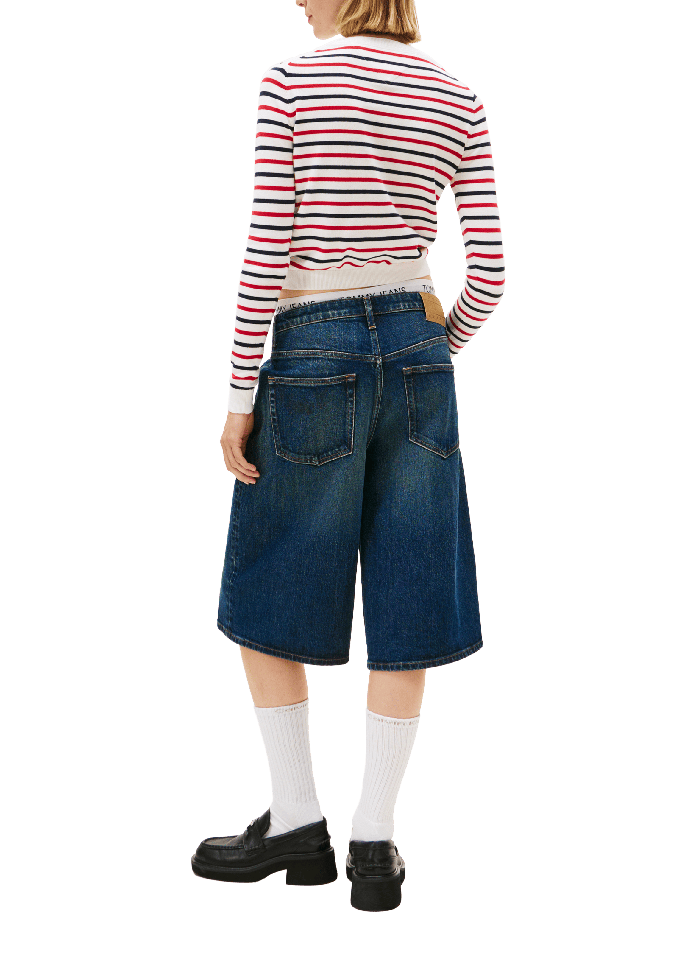 Cardigan ajusté à col ras-du-cou TOMMY HILFIGER Multicolore