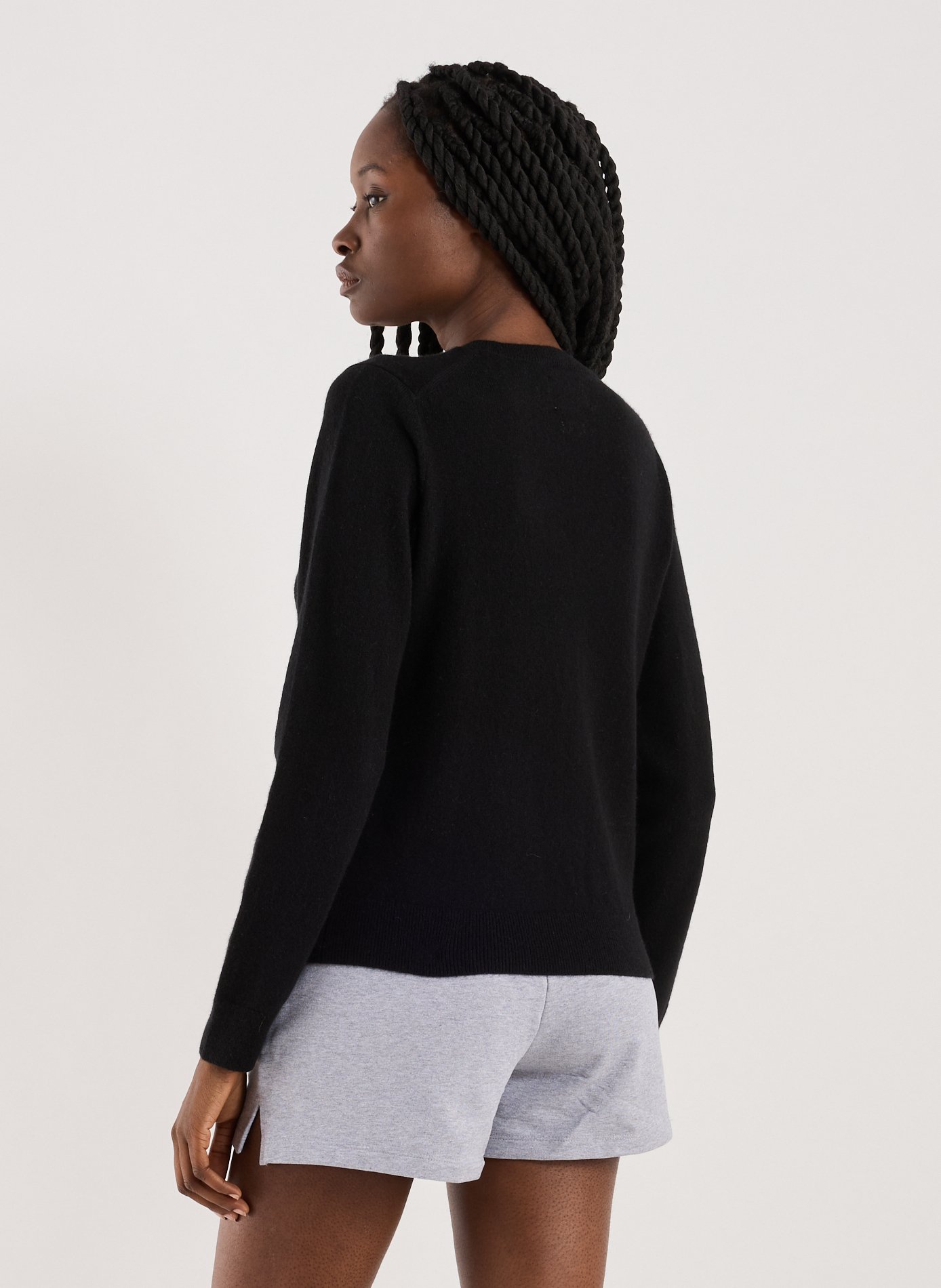  Cashmere jumper AU PRINTEMPS PARIS Black