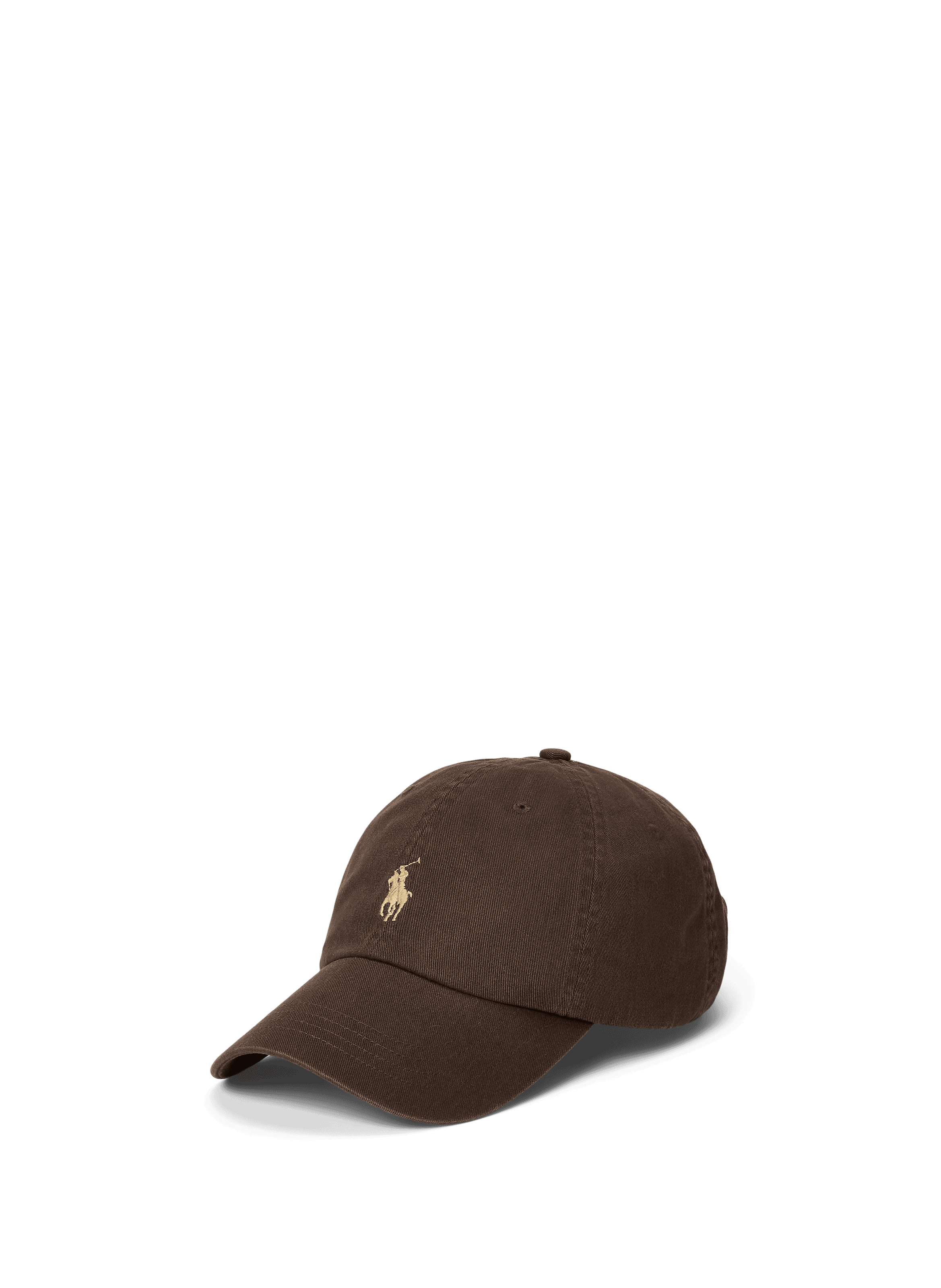 POLO RALPH LAUREN Cotton Logo Baseball Cap Brown