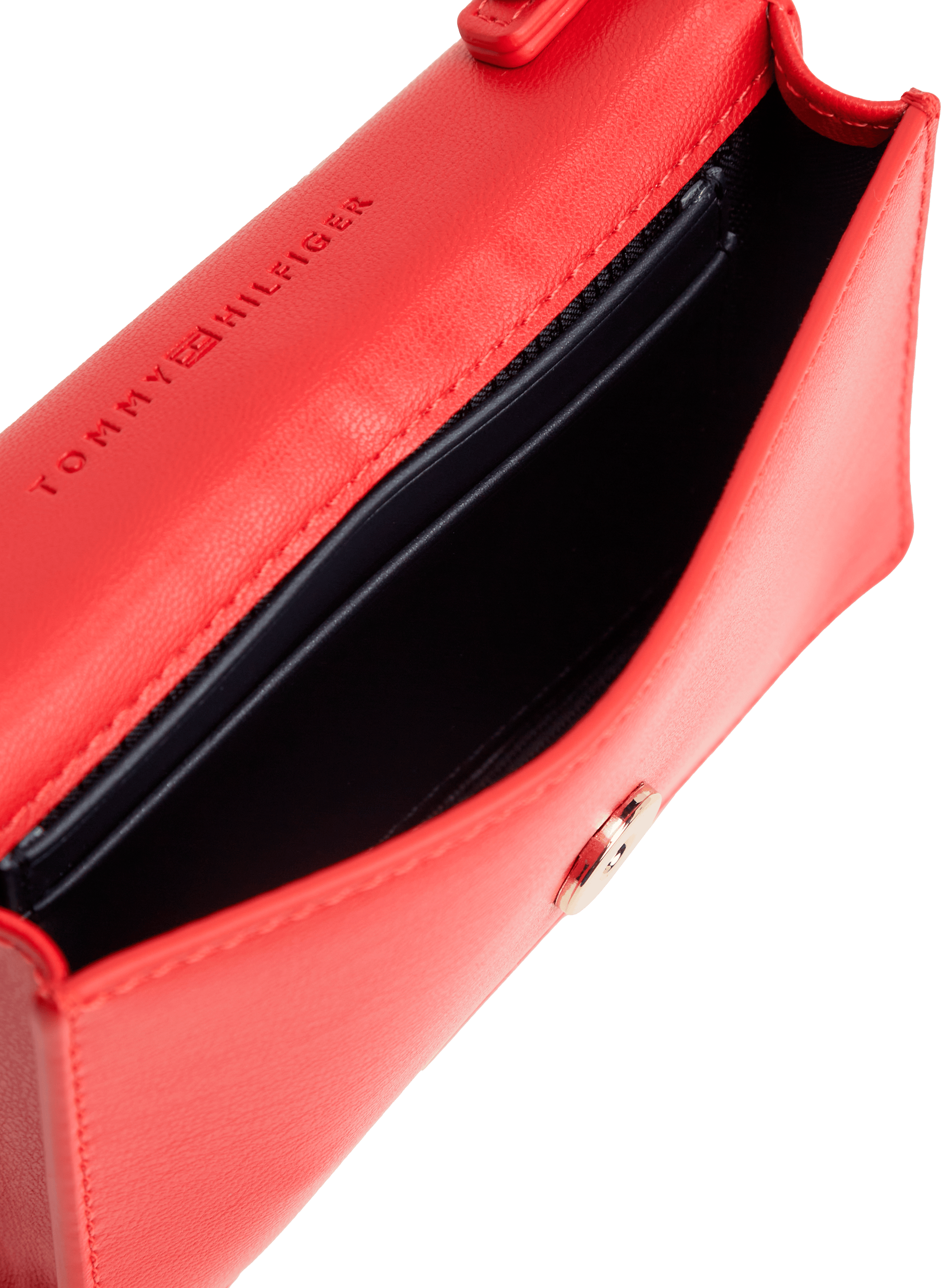 Portefeuille avec chaînette effet cuir TOMMY HILFIGER Rouge