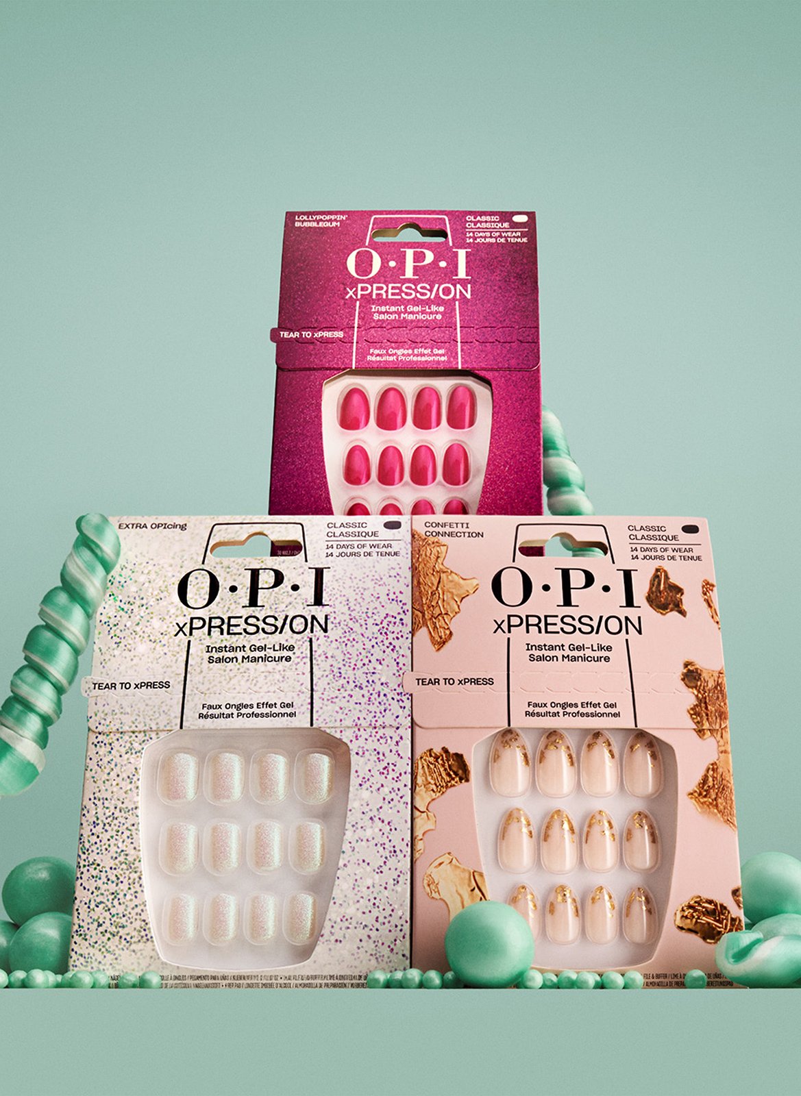 Lollypoppin' Bubblegum - xPRESS/ON OPI Rose moyen