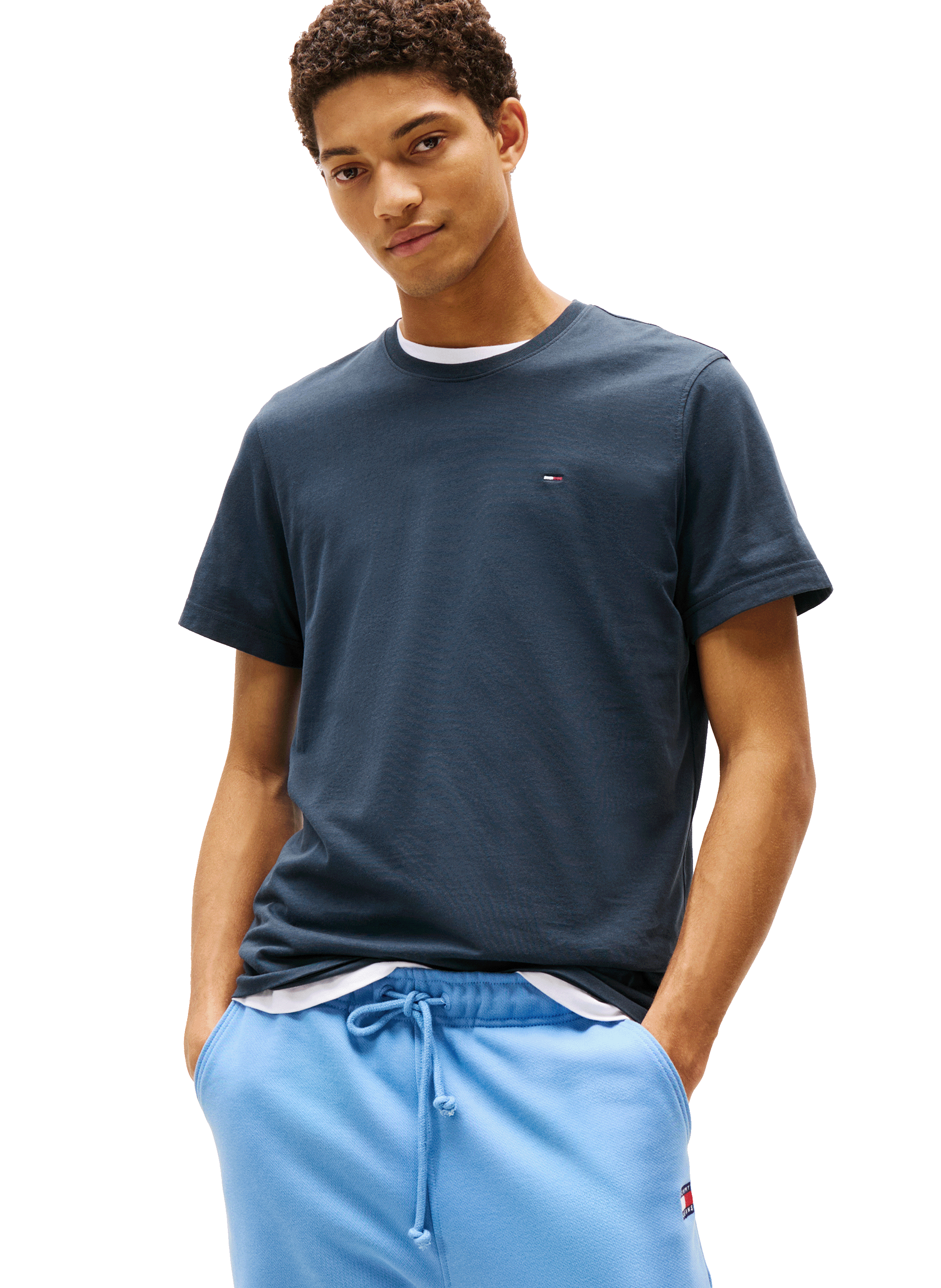 Short-Sleeve Cotton T-Shirt  TOMMY HILFIGER Blue