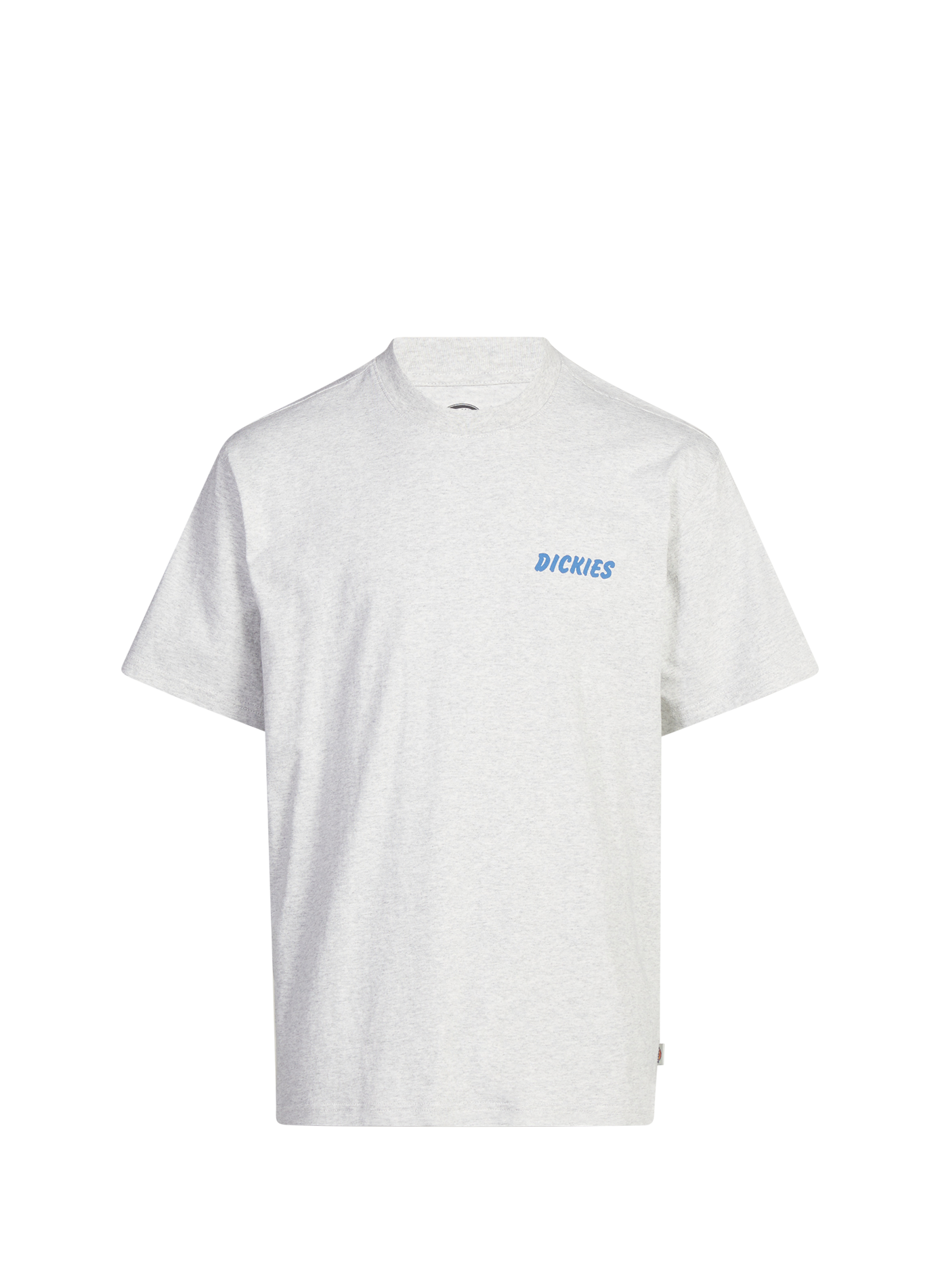 T-shirt imprimé à col rond en coton DICKIES Gris
