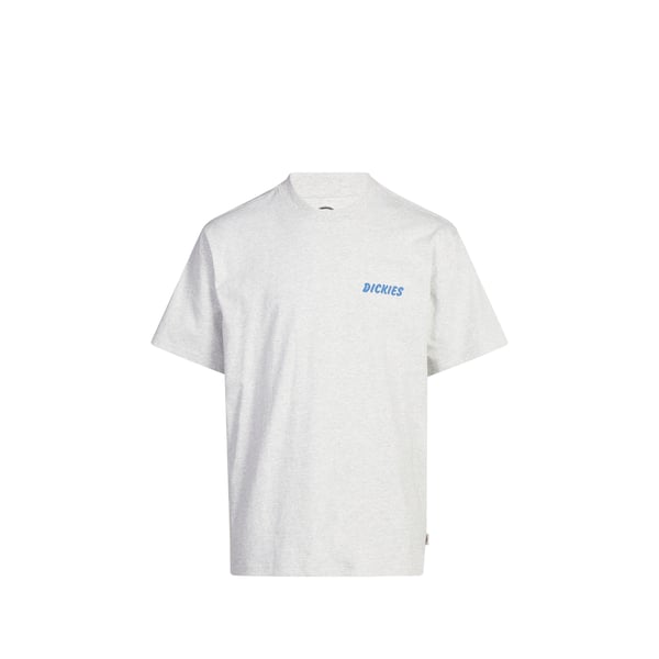 T-shirt imprimé à col rond en coton Gris S Male
