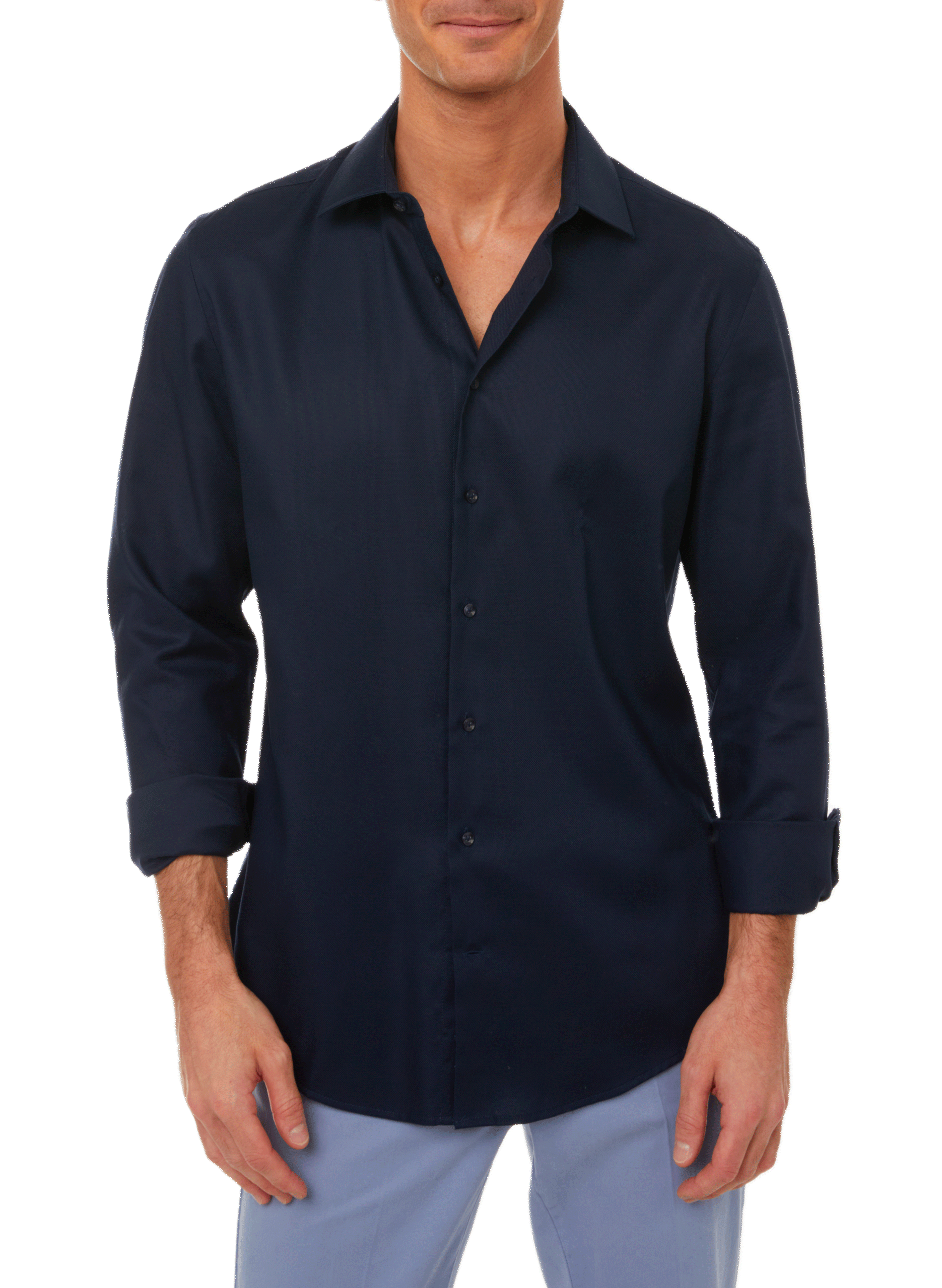 Kent-collar shirt SEIDENSTICKER Blue