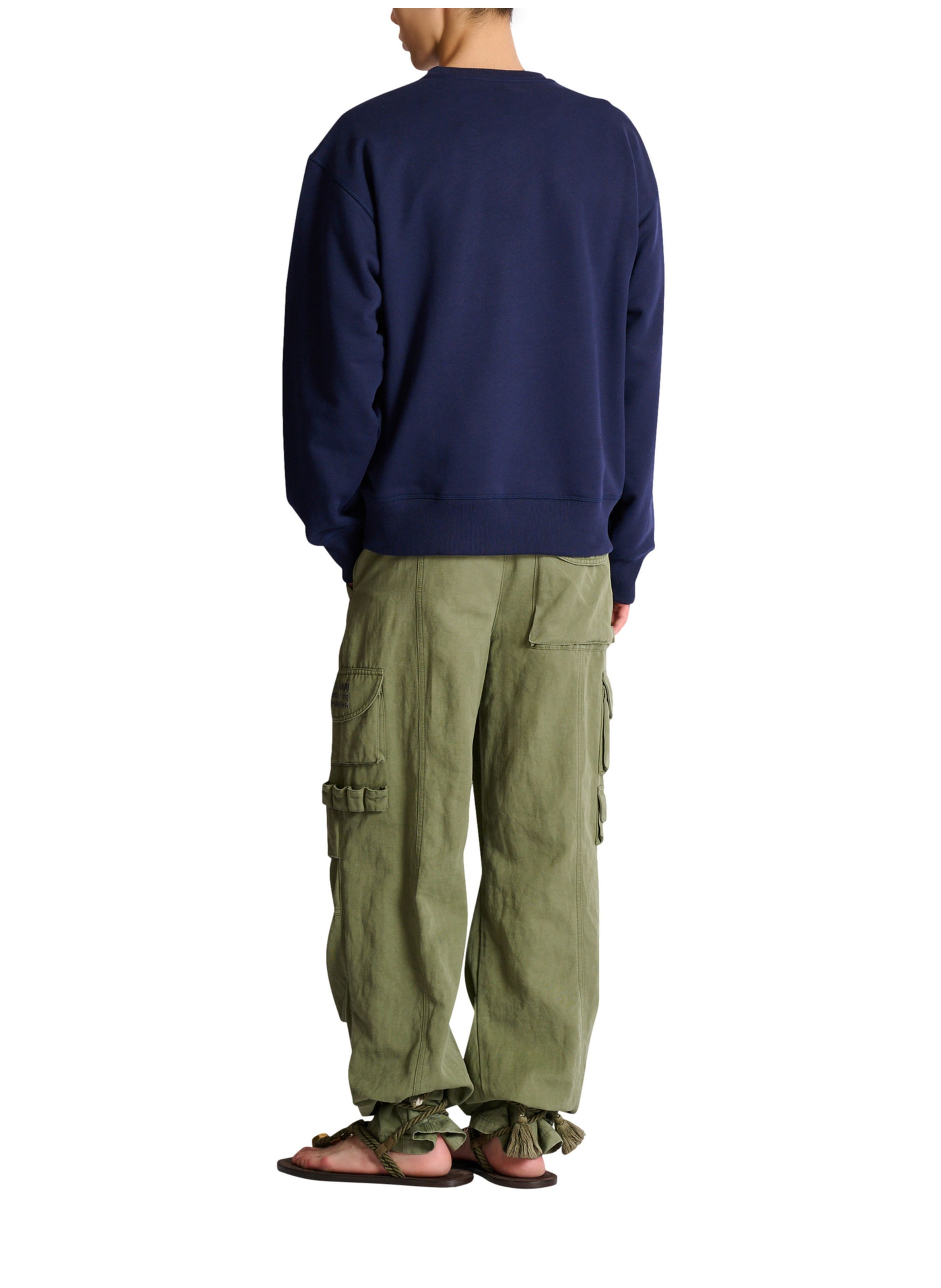 Sweat-shirt imprimé balmain club BALMAIN Bleu