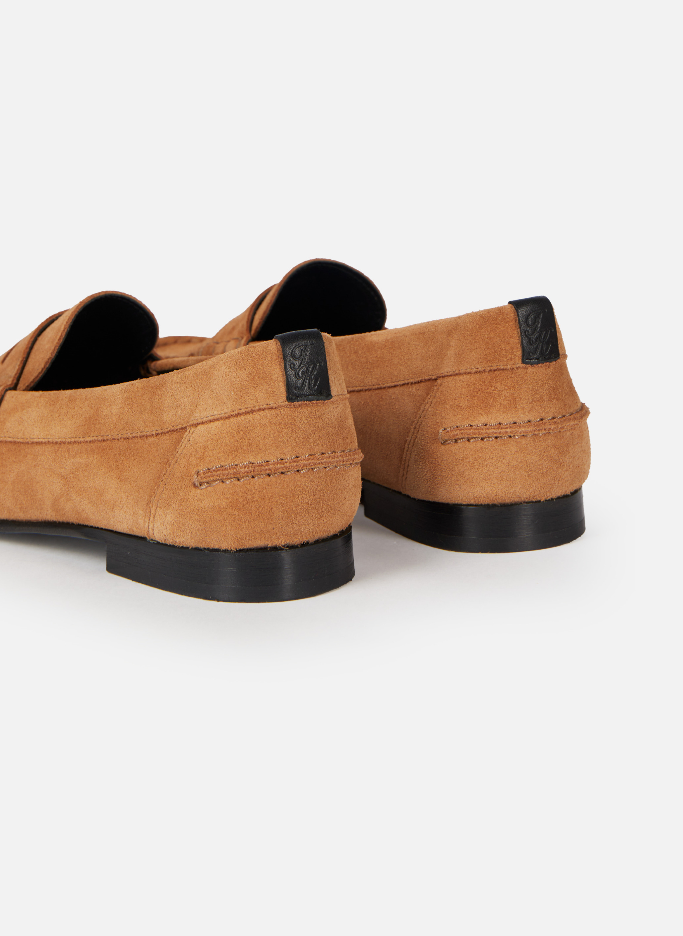 Mocassin en cuir suède THE KOOPLES Marron