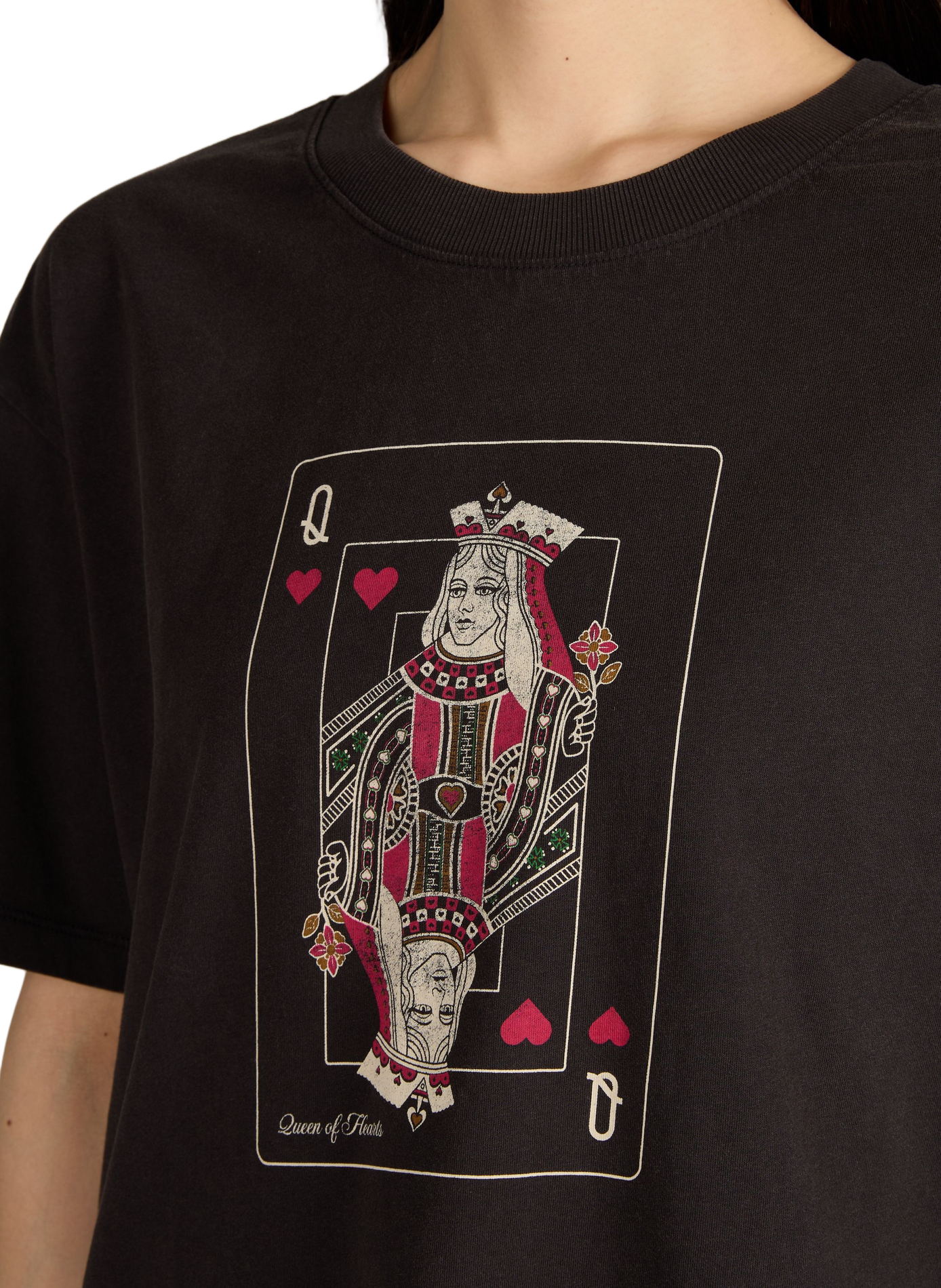 T-shirt imprimé Virubie en coton VILA Noir