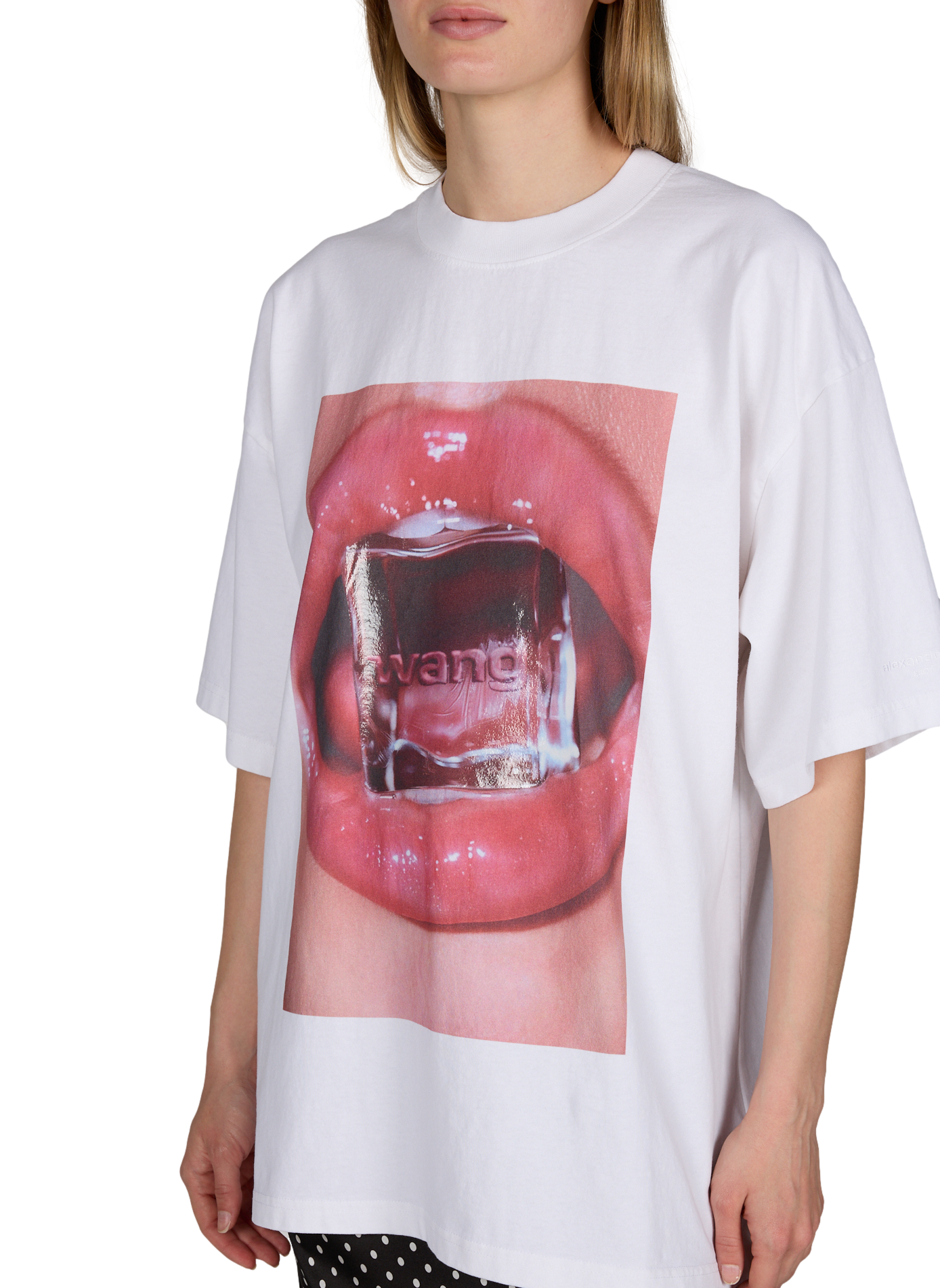 Short-sleeve printed t-shirt ALEXANDER WANG White