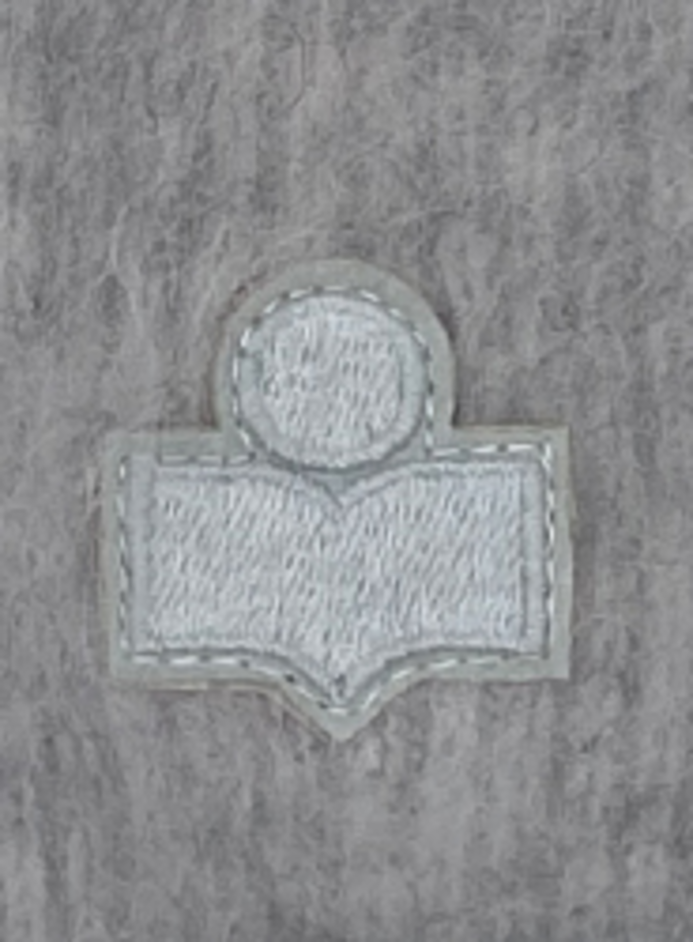 Penina marled scarf in baby alpaca ISABEL MARANT Grey